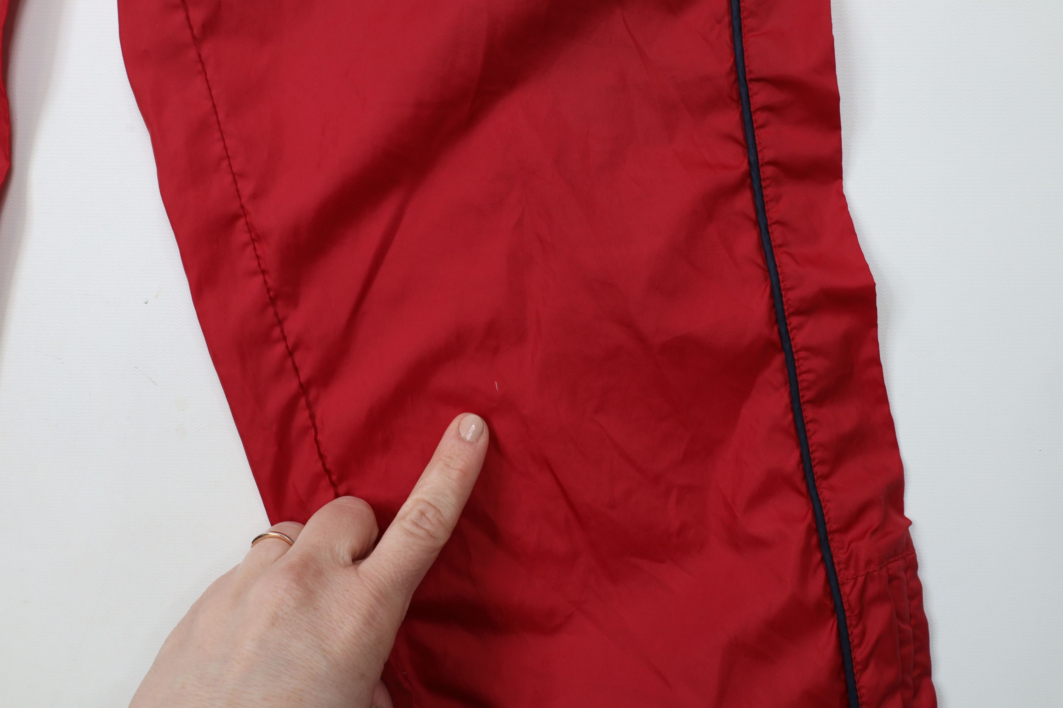 Ralph Lauren × Vintage Vintage 90s Ralph Lauren Box Logo Cuffed Joggers Pants Red Size 26" / US 2 / IT 38 - 5 Thumbnail