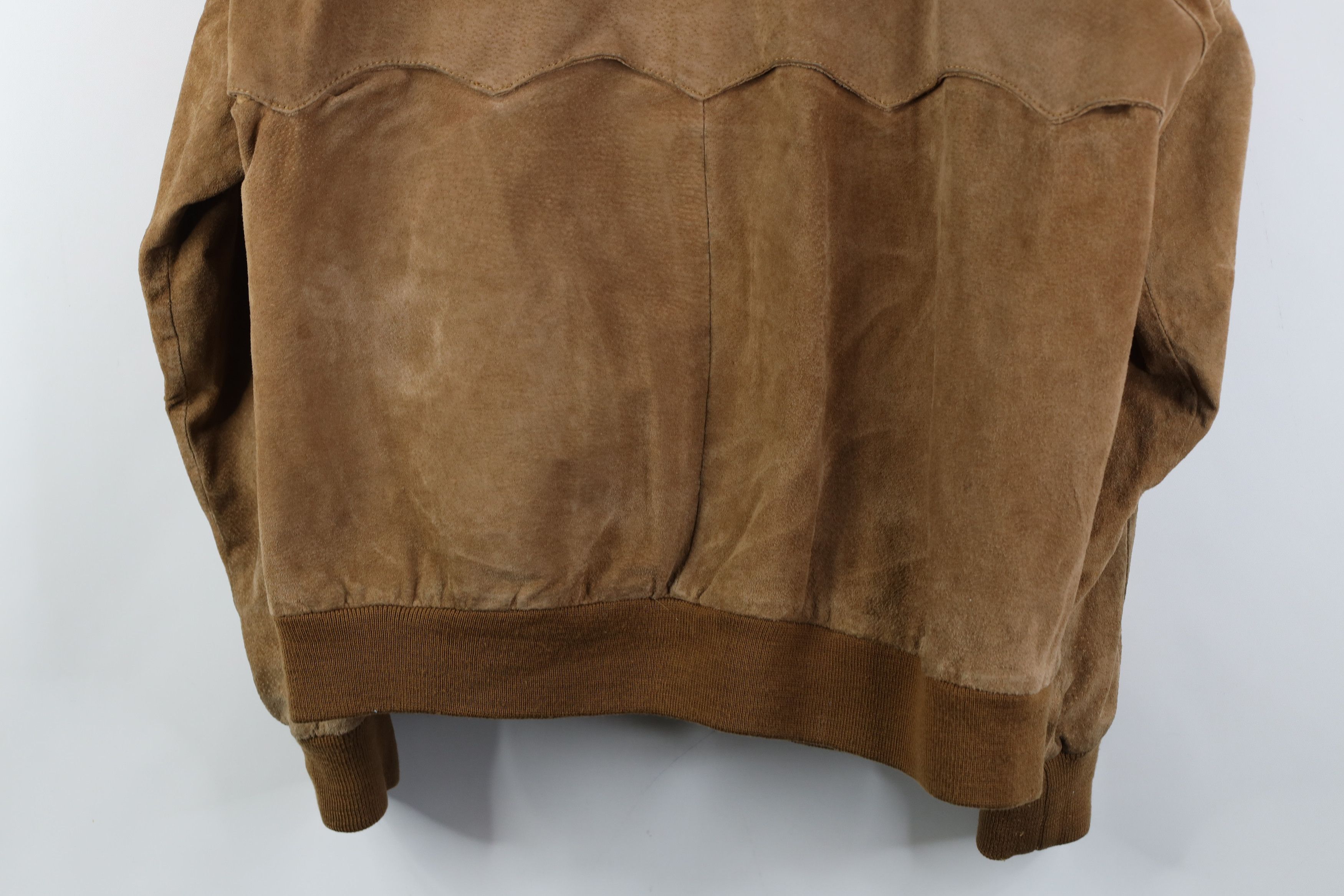 Vintage Vintage 70s Streetwear Cafe Racer Bomber Jacket Brown Size US XXL / EU 58 / 5 - 17 Thumbnail