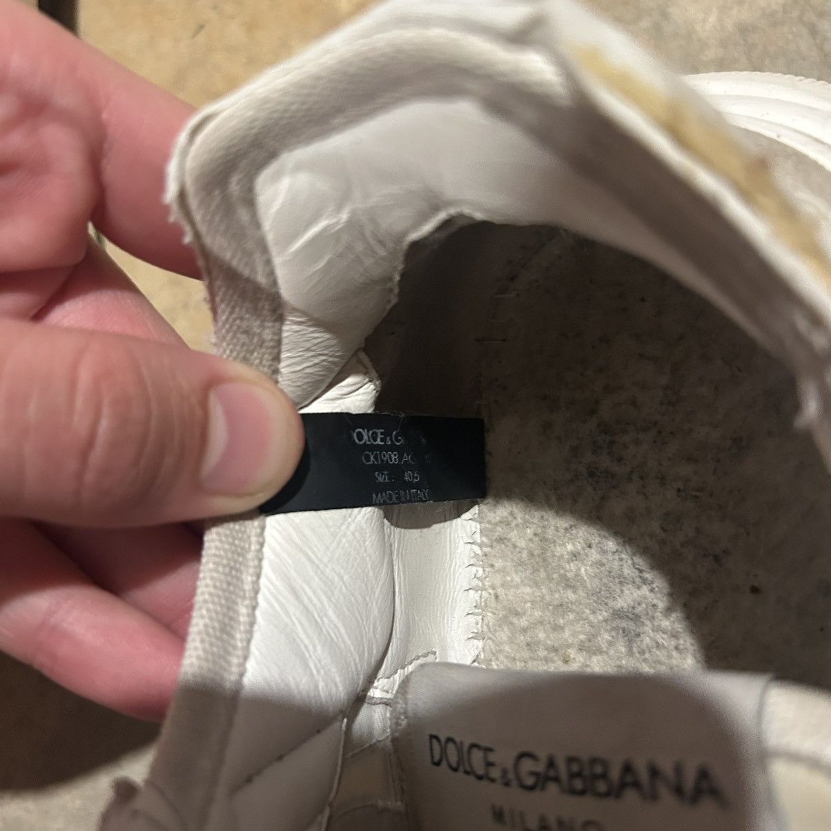 Dolce & Gabbana Dolce & Gabbana Daymaster Mixed Material Sneakers US 7.5 Size US 7.5 / EU 40-41 - 14 Thumbnail