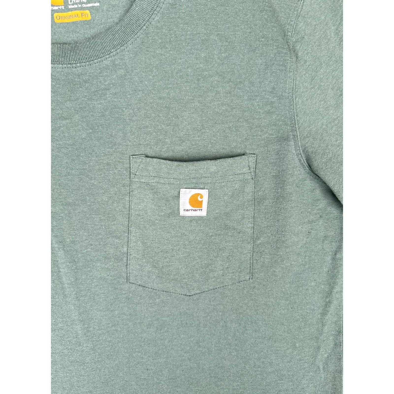 Carhartt Carhartt Shirt Womens L Green Short Sleeve Crew Neck Pocket T-Shirt Size L / US 10 / IT 46 - 6 Thumbnail
