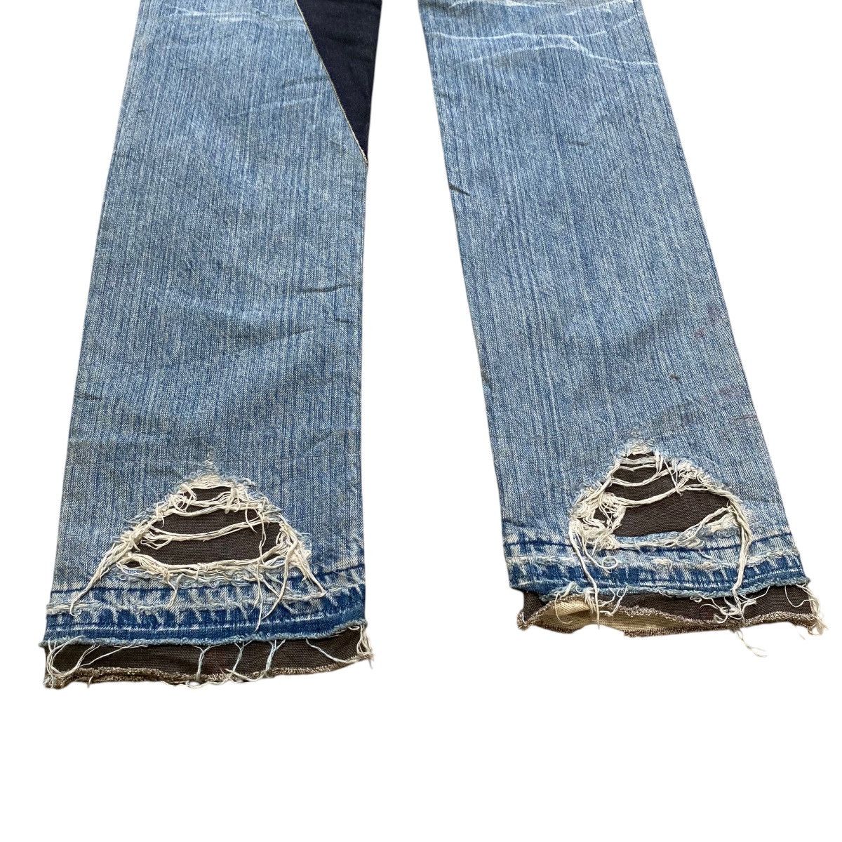 Levi's × Levi's Vintage Clothing × Vintage NWT💥#359 LEVIS JEANS 501 PATCHES STRAIGH LEG DENIM PANT Size 28" / US 6 / IT 42 - 7 Thumbnail