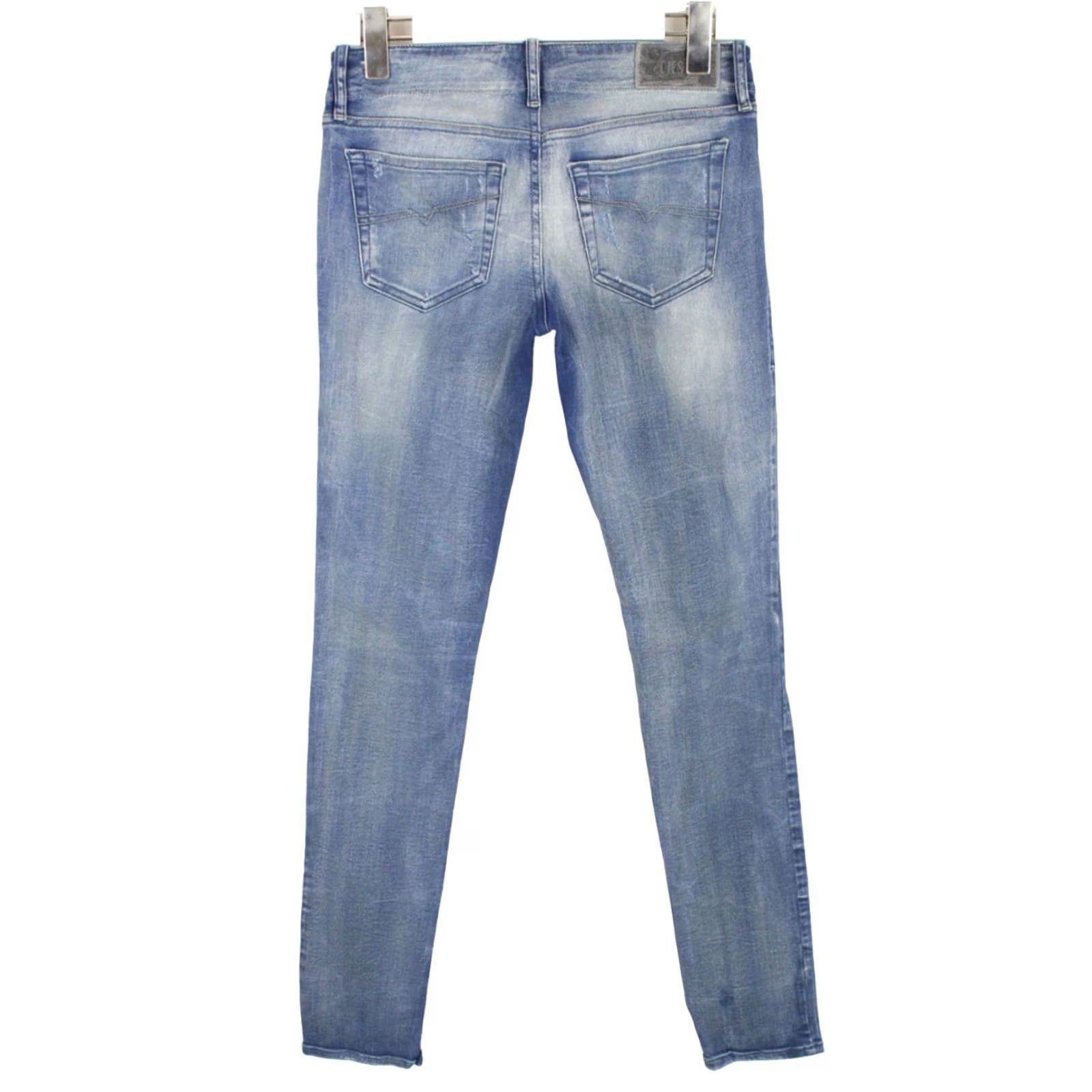 Diesel DIESEL Jeans Women's Grupee Super Slim-Skinny Low Waist 0808G Stretch Blue W27/L32 Size 27" / US 4 / IT 40 - 2 Thumbnail