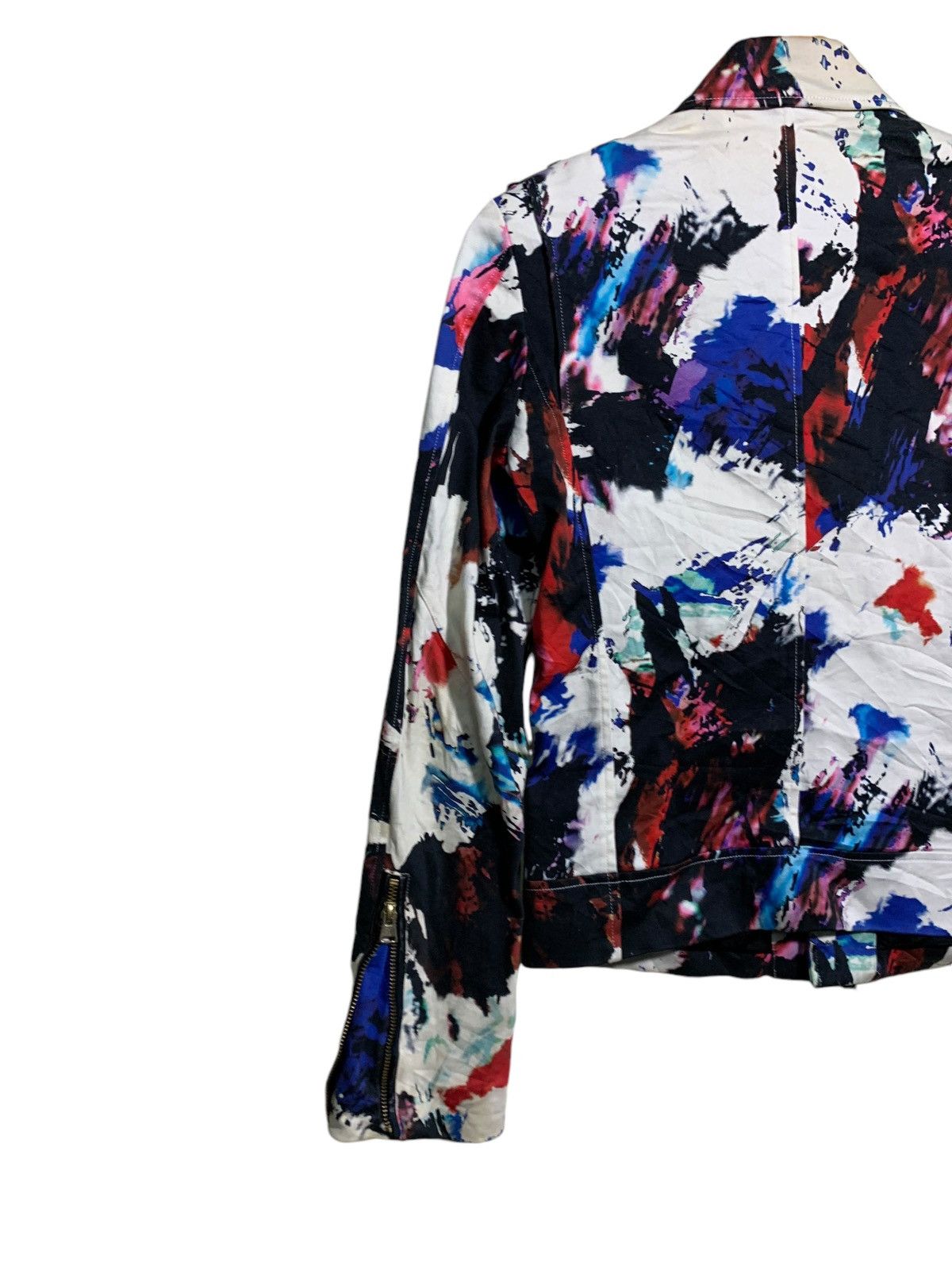 If Six Was Nine 🔥SOS TE NUTO DOUBLE COLLAR BIKERS JACKETS Size US M / EU 48-50 / 2 - 6 Thumbnail