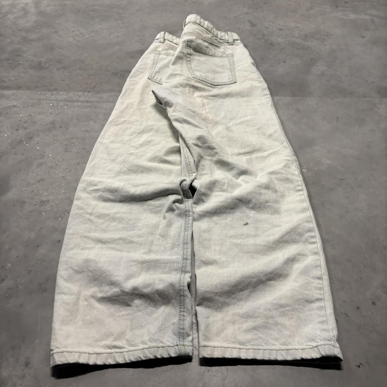 Japanese Brand × Vintage Crazy Vintage Y2K/2000s Grunge Light Wash Distressed Denim Jeans! Size US 30 / EU 46 - 4 Thumbnail
