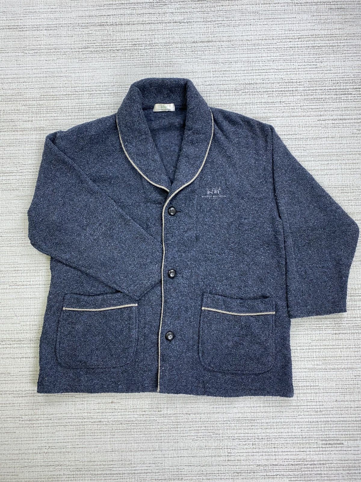 Pierre Balmain Vintage Pierre Balmain Vent Vert Embroidery Logo Jacket Size US L / EU 52-54 / 3 - 1 Thumbnail