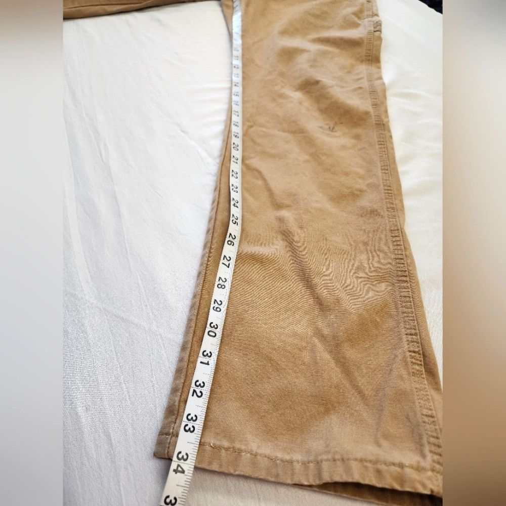 Wrangler Wrangler Classic Kahki Tan Straight Leg Painter Pants Size US 32 / EU 48 - 6 Thumbnail