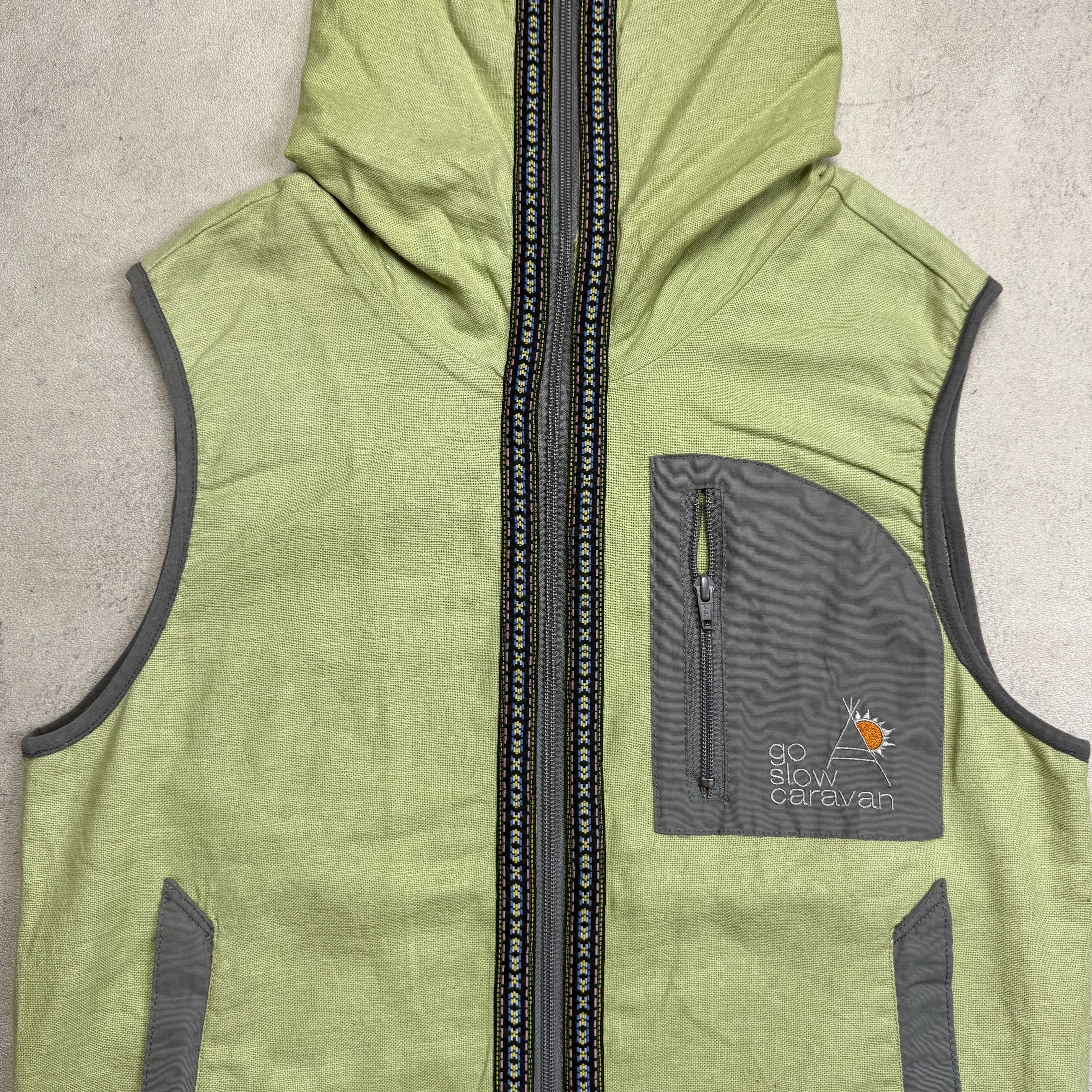 go slow caravan Go Slow Caravan Hooded Vest Size US L / EU 52-54 / 3 - 3 Thumbnail