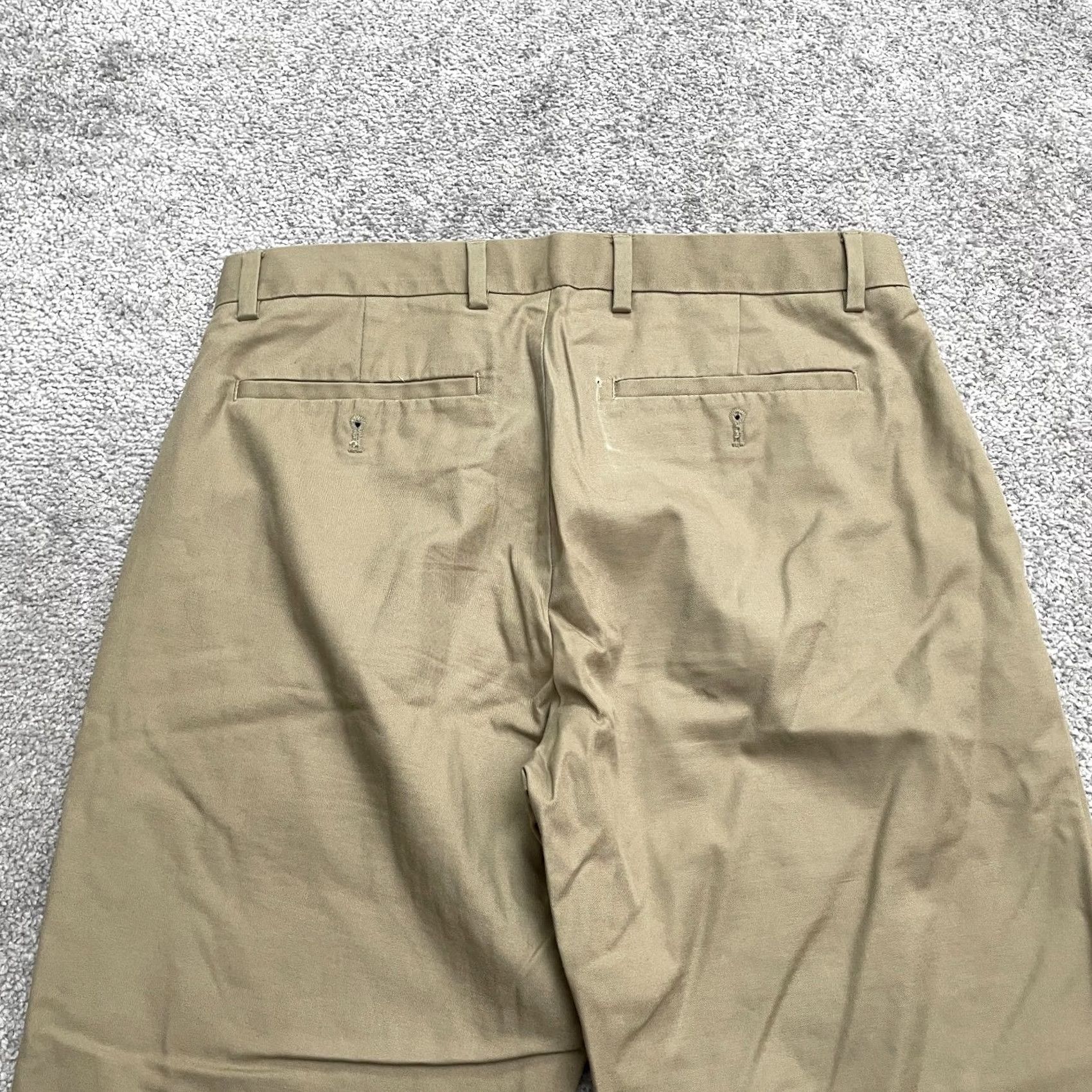 Banana Republic Banana Republic Slim Fit Chino Pants Mens 30x32 Brown 100% Cotton Size US 30 / EU 46 - 4 Thumbnail