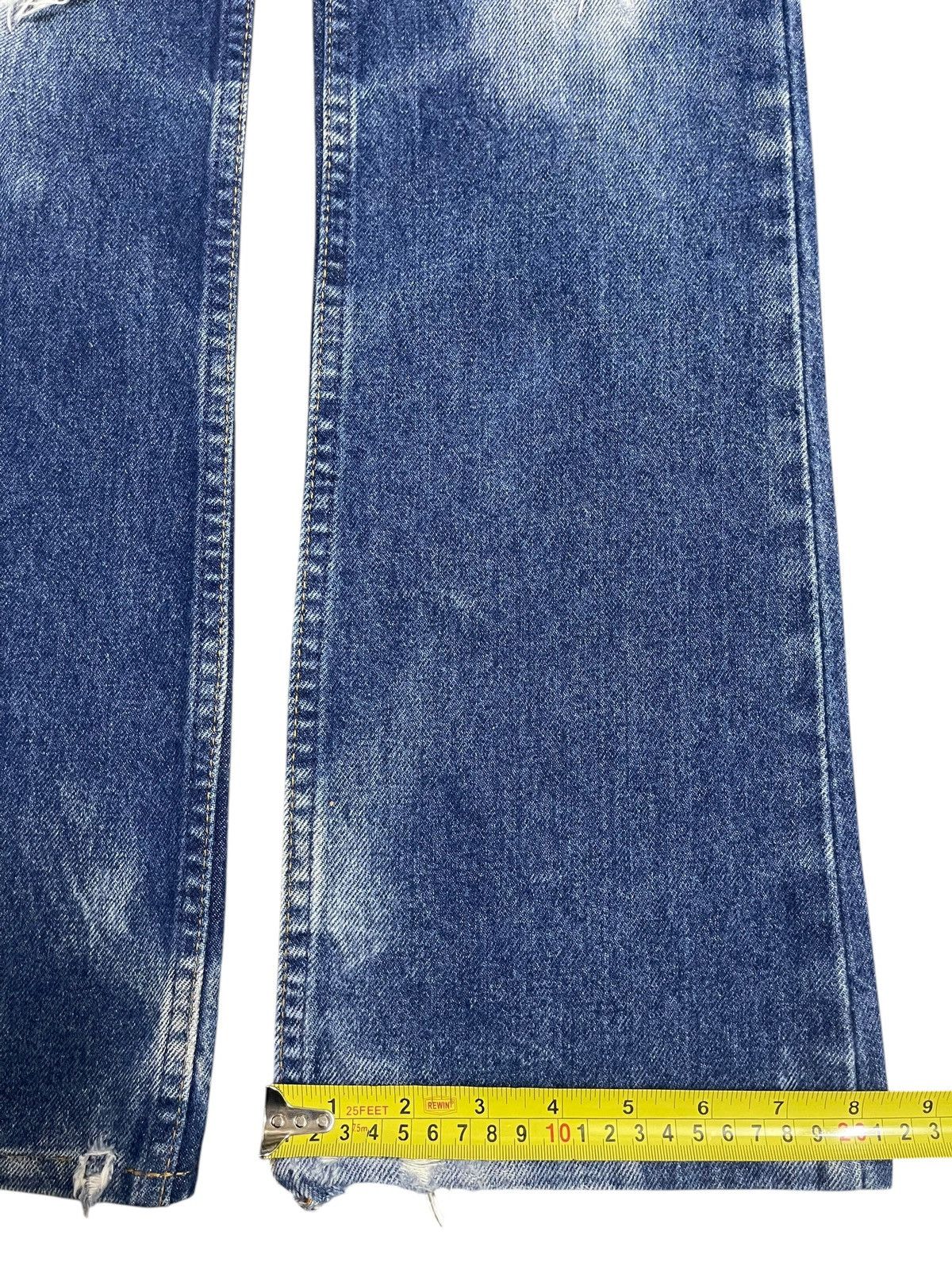 Levi's Vintage 80s Levis 517 Blue Wash Distressed Bootcut Jeans Size US 28 / EU 44 - 18 Thumbnail