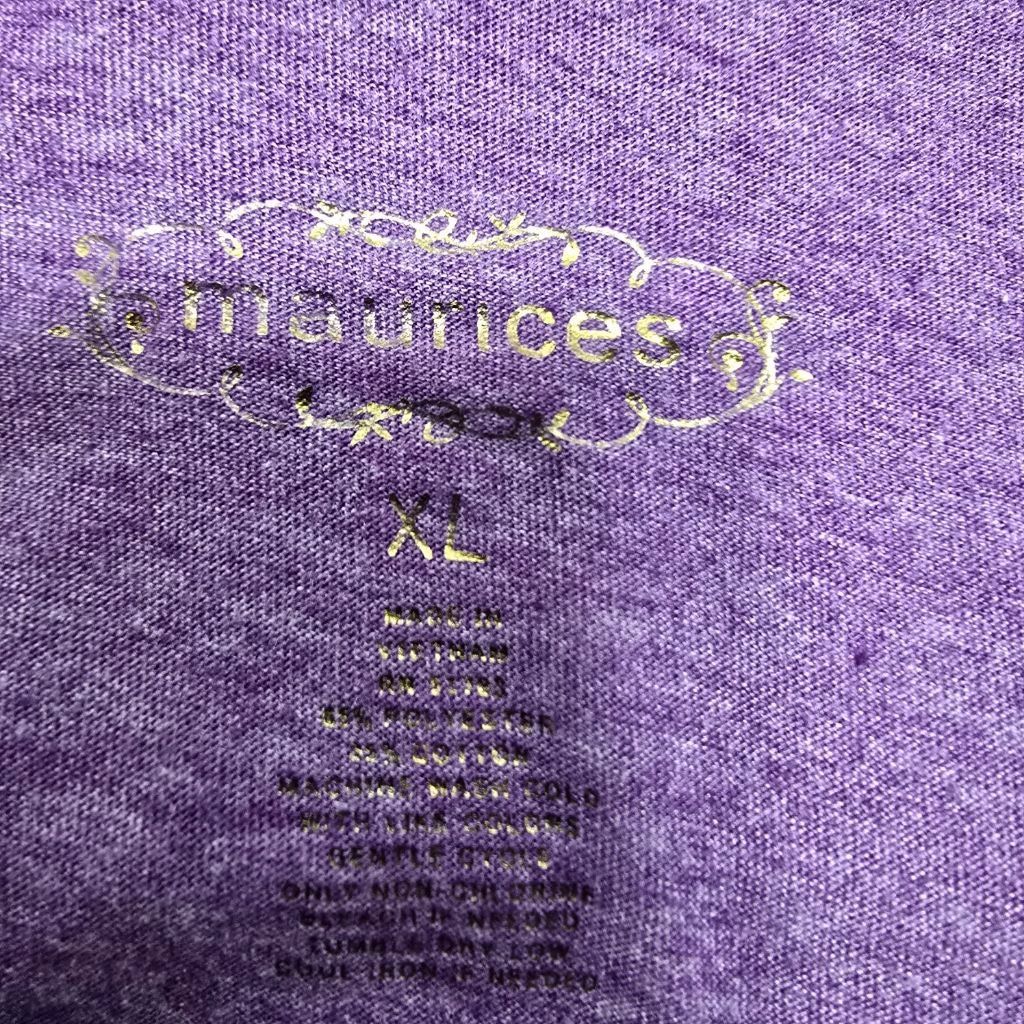 Maurice Lacroix Women's Maurices Purple Long Sleeve Tee XL Size XL / US 12-14 / IT 48-50 - 3 Thumbnail