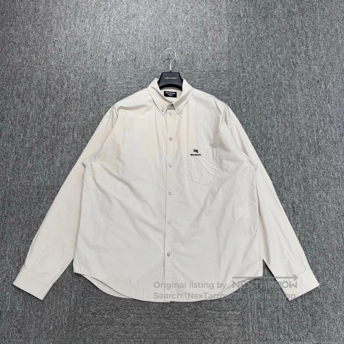 Balenciaga Balenciaga Double Hook Embroidered Shirt. Size US M / EU 48-50 / 2 - 1 Thumbnail