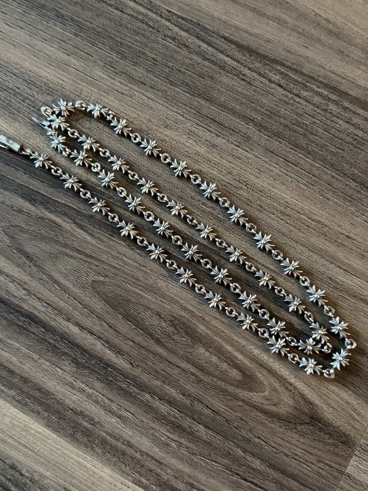Chrome Hearts Chrome Hearts Tiny E Silver Necklace 24” | Grailed