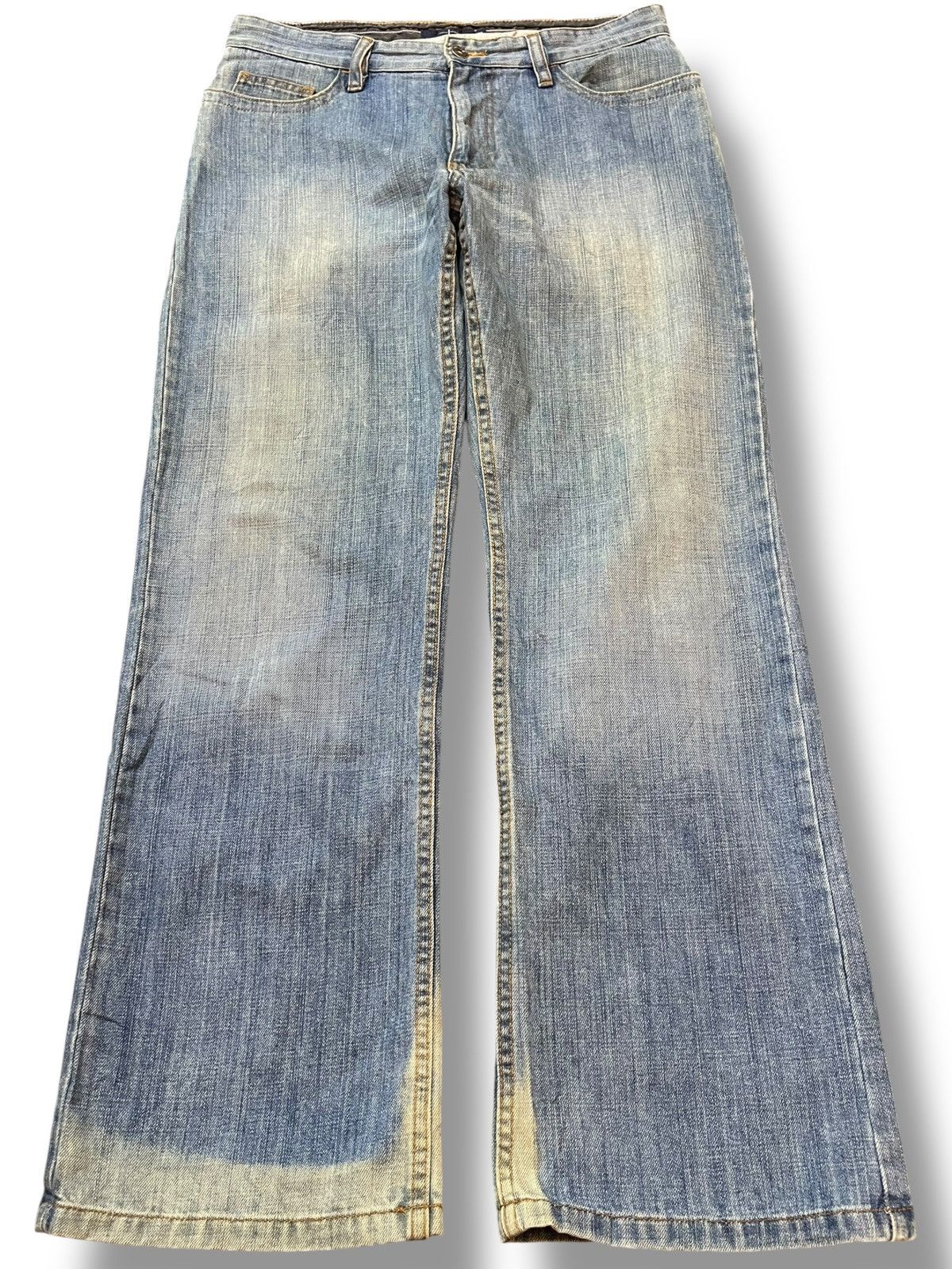 Jasper Conran Vintage Jasper conran Baggy Faded Denim Size US 31 - 1 Thumbnail