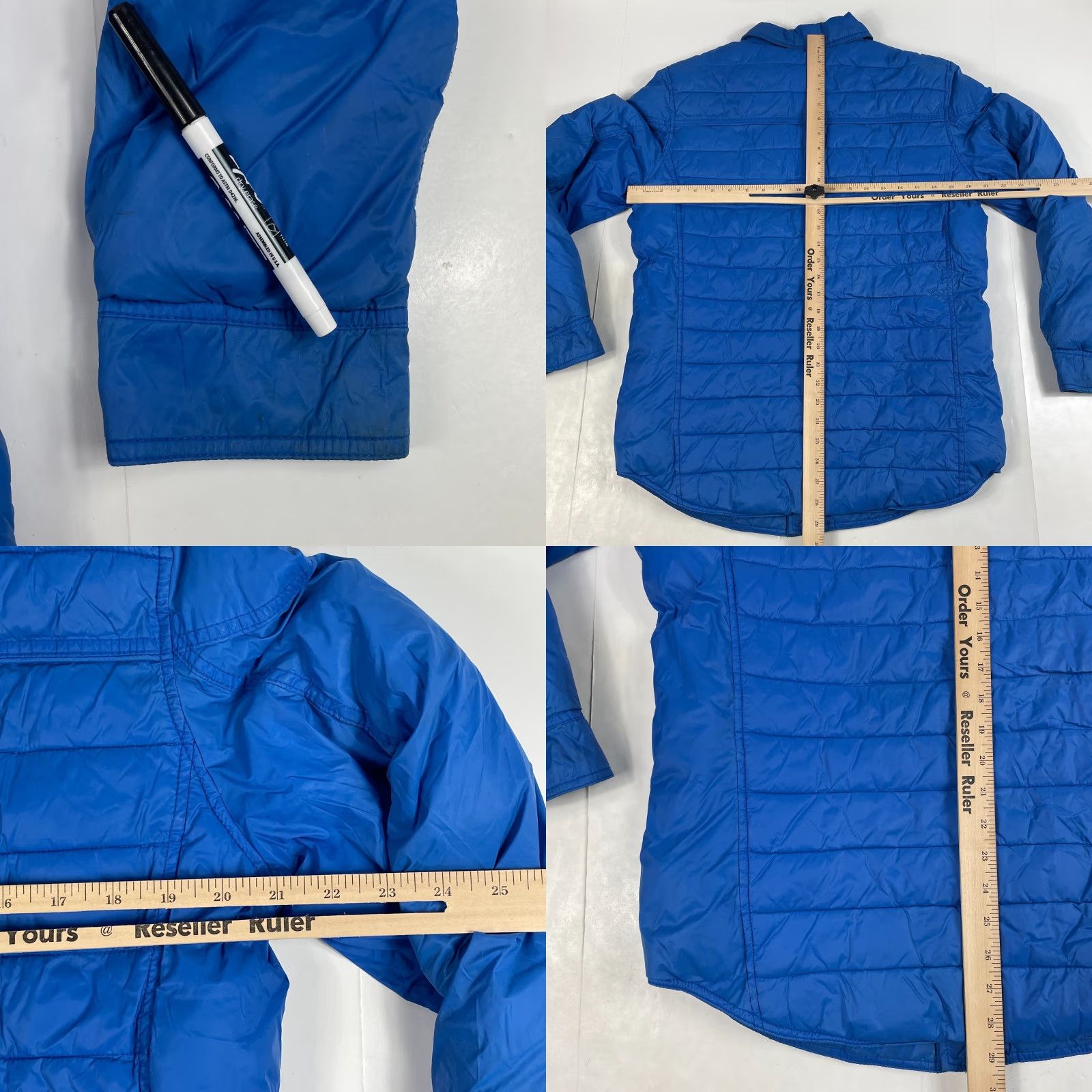 Banana Republic Banana Republic Jacket Mens Medium Blue Primaloft Puffer Full Zip Shacket Skiing Hiking Wind-Resistant Outdoor Fall Winter Spring Casual Workwear Size US M / EU 48-50 / 2 - 9 Thumbnail