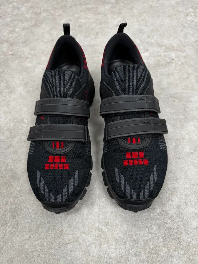 Prada Prada Black & Red Socks Sneakers Size US 7 / EU 40 - 3 Thumbnail