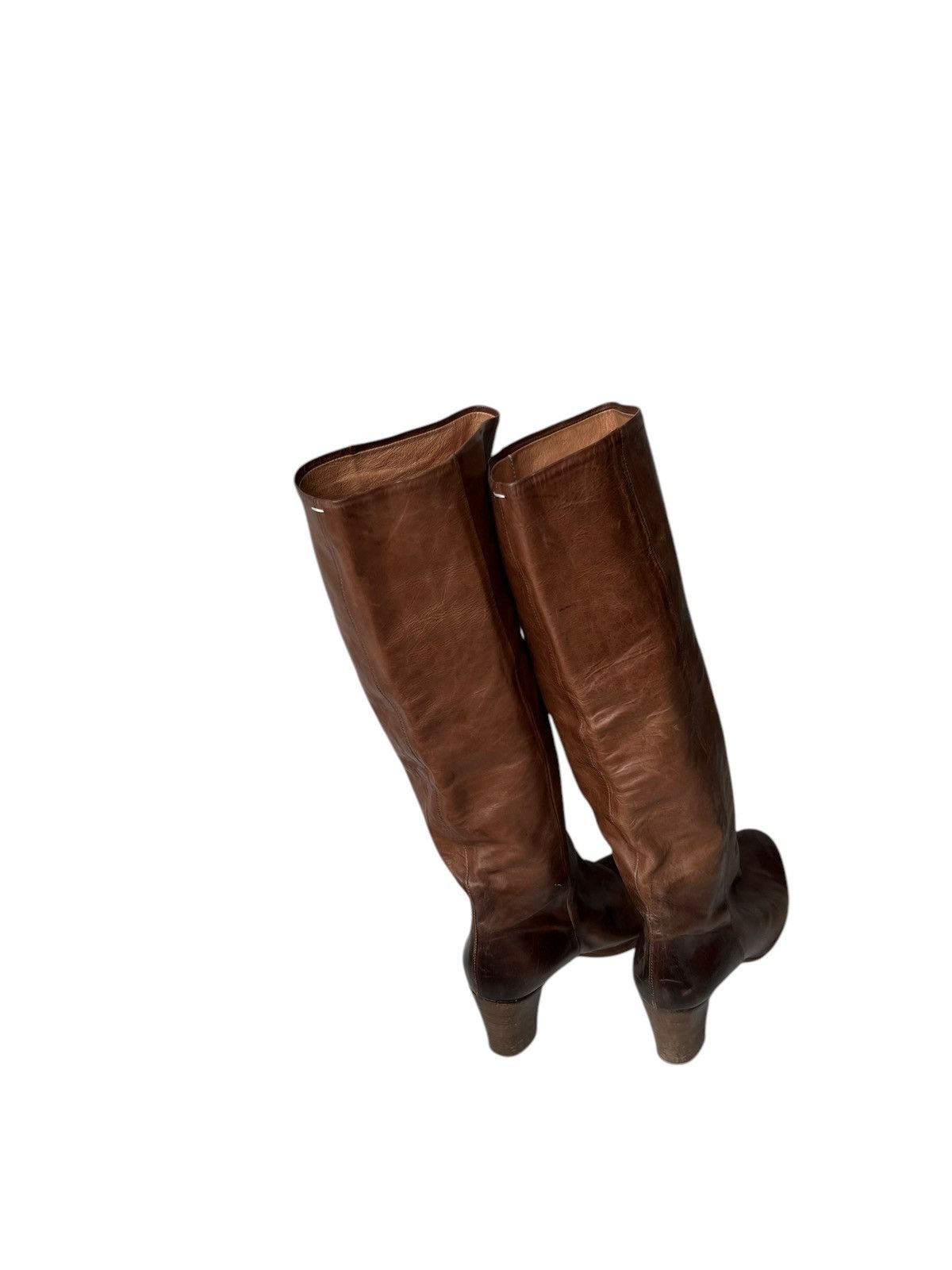 Maison Margiela × Vintage Vintage Maison Margiela Line 22 Leather Boots Size US 8 / IT 38 - 7 Thumbnail