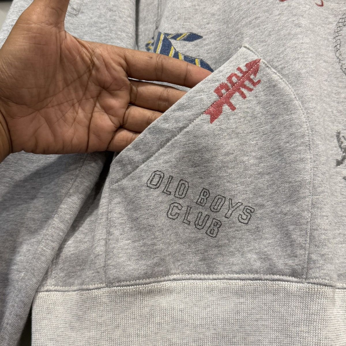 Polo Ralph Lauren Polo Ralph Lauren P Patch 1967 All Over Print Hoodie Size US M / EU 48-50 / 2 - 8 Thumbnail