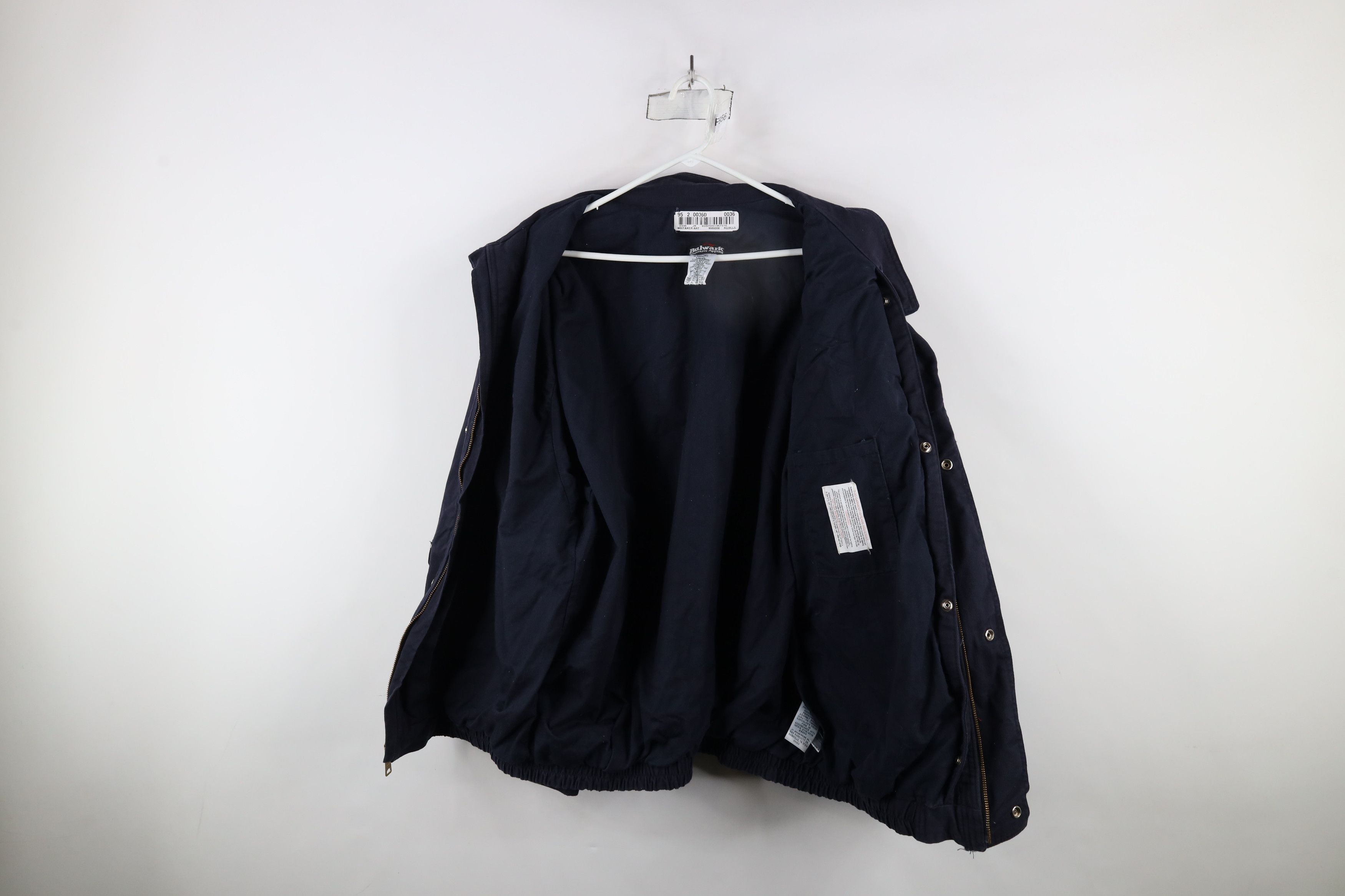 Vintage Bulwark FR Reflective Flame Fire Resistant Bomber Jacket Size US XXL / EU 58 / 5 - 12 Thumbnail