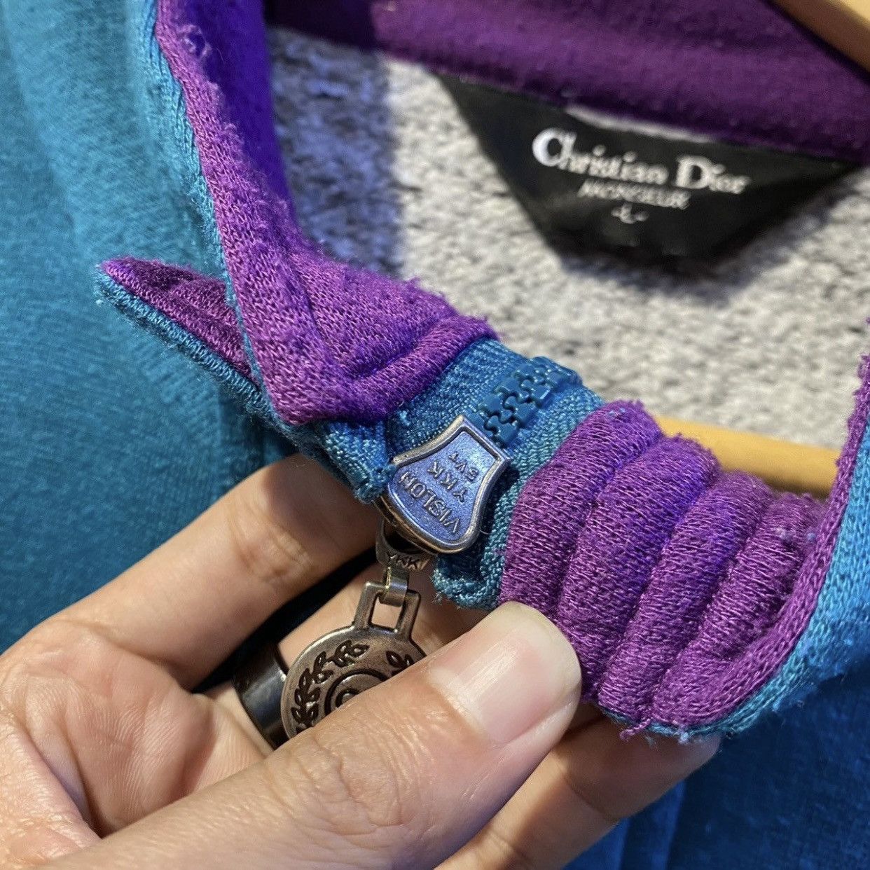 Christian Dior Monsieur Christian Dior Monsieur Multicolour Knitted Sweater Size US L / EU 52-54 / 3 - 9 Thumbnail