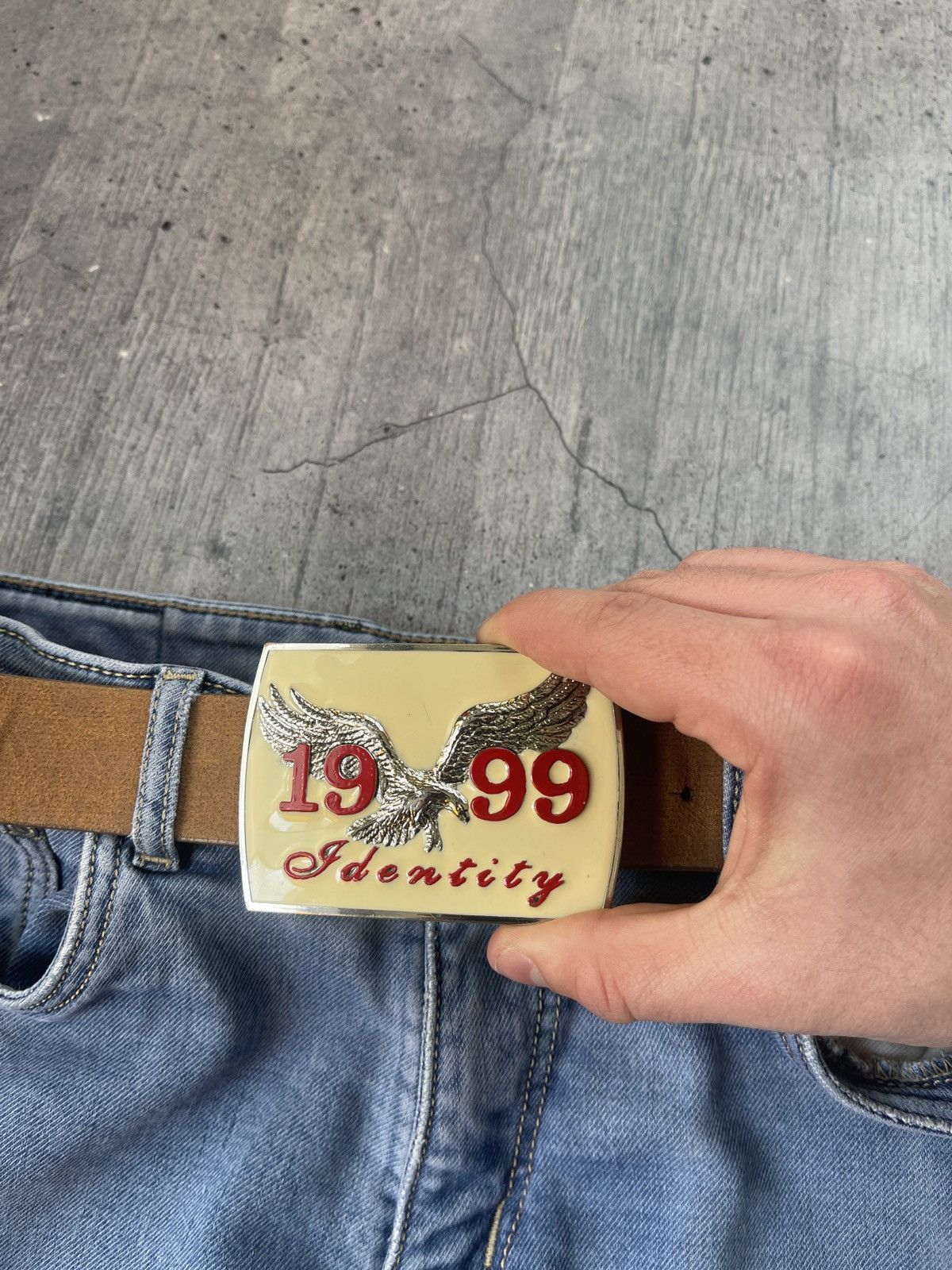 Japanese Brand × Vintage Vintage Rhinestones y2k Belt BB Simon Style 1999 belt Size ONE SIZE - 5 Thumbnail