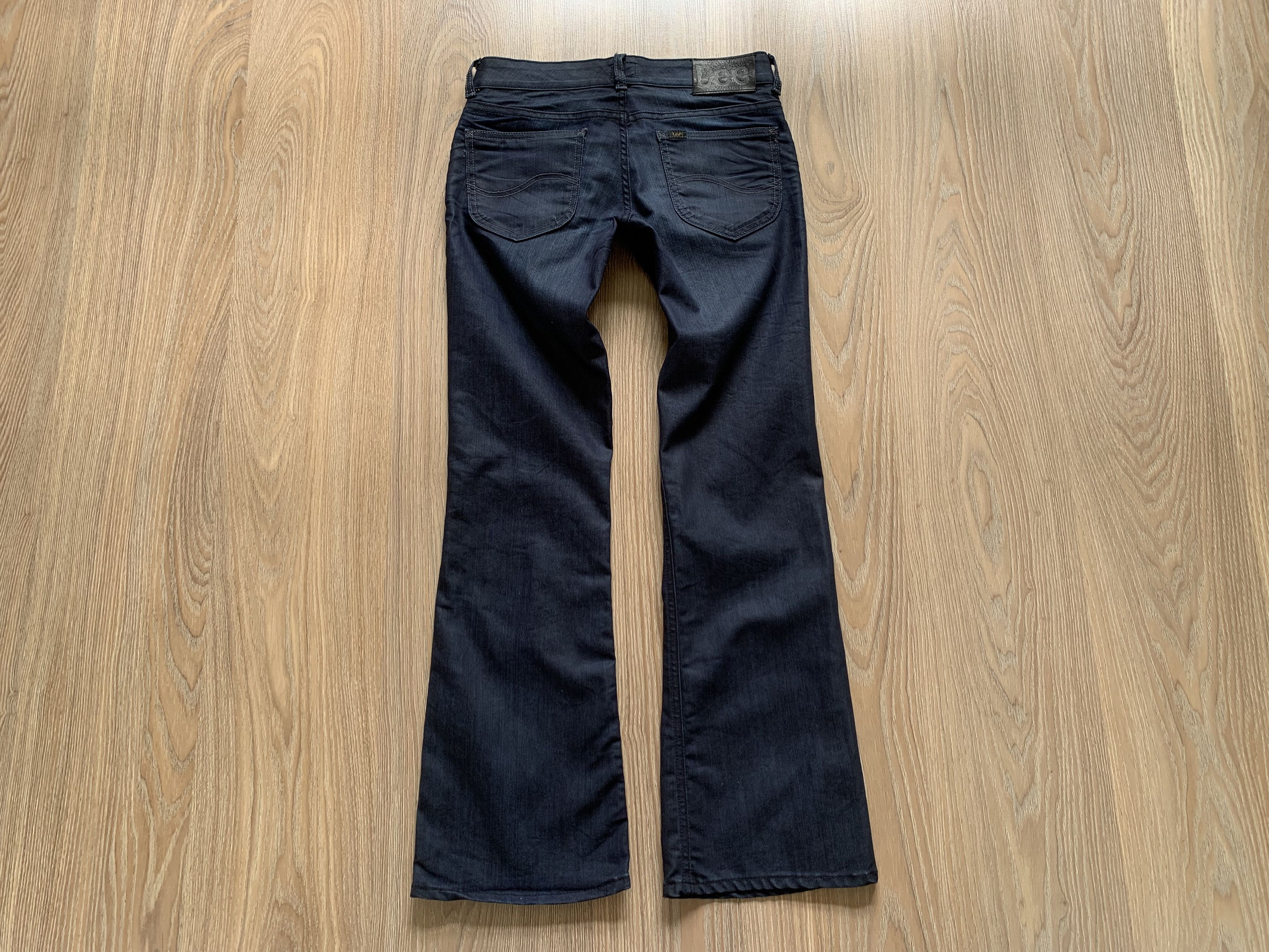Lee Lee Womens Wax Bell Bottom Jeans Size 27" / US 4 / IT 40 - 3 Thumbnail
