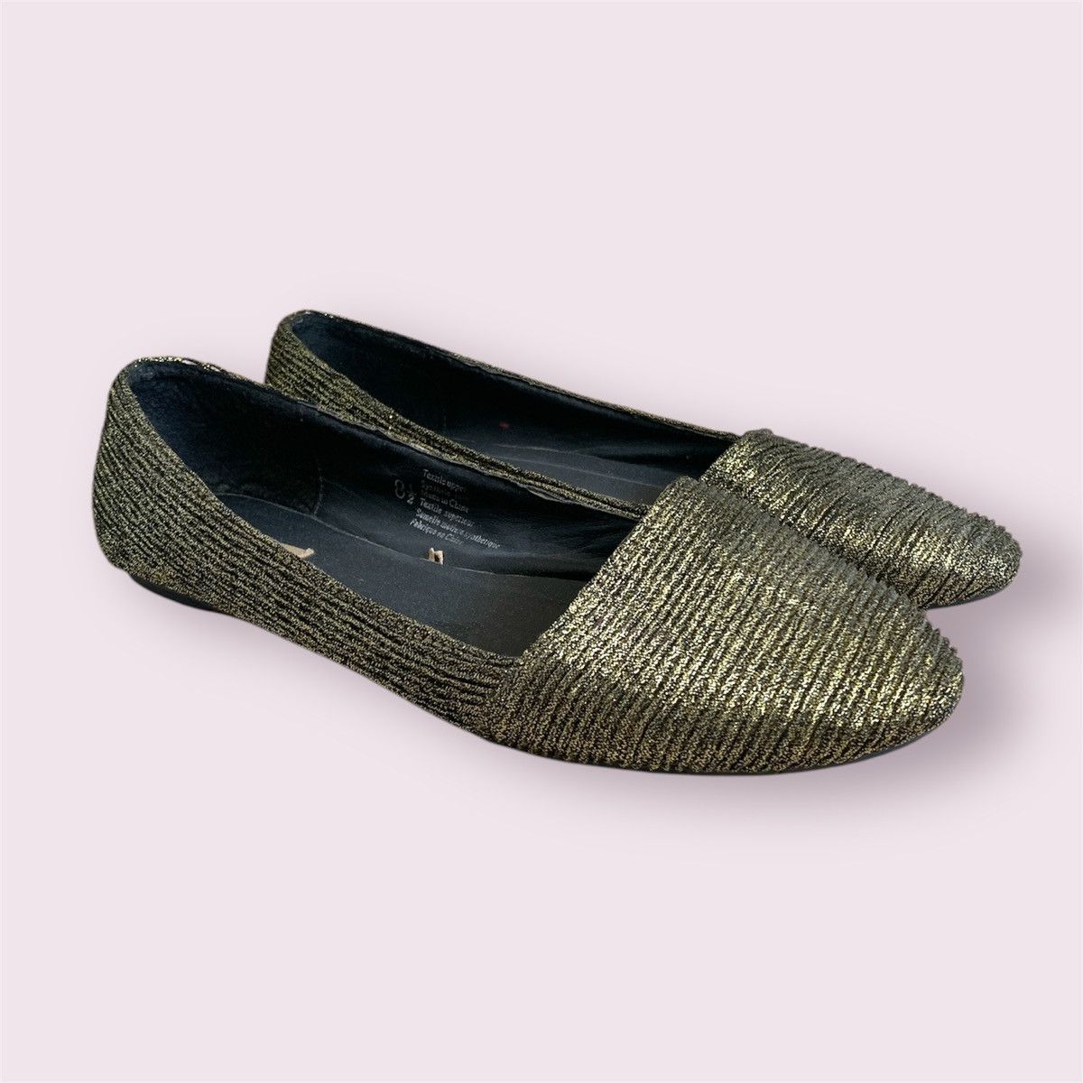 Other Metallic Green Flats Loafers Size US 8.5 / IT 38.5 - 1 Thumbnail