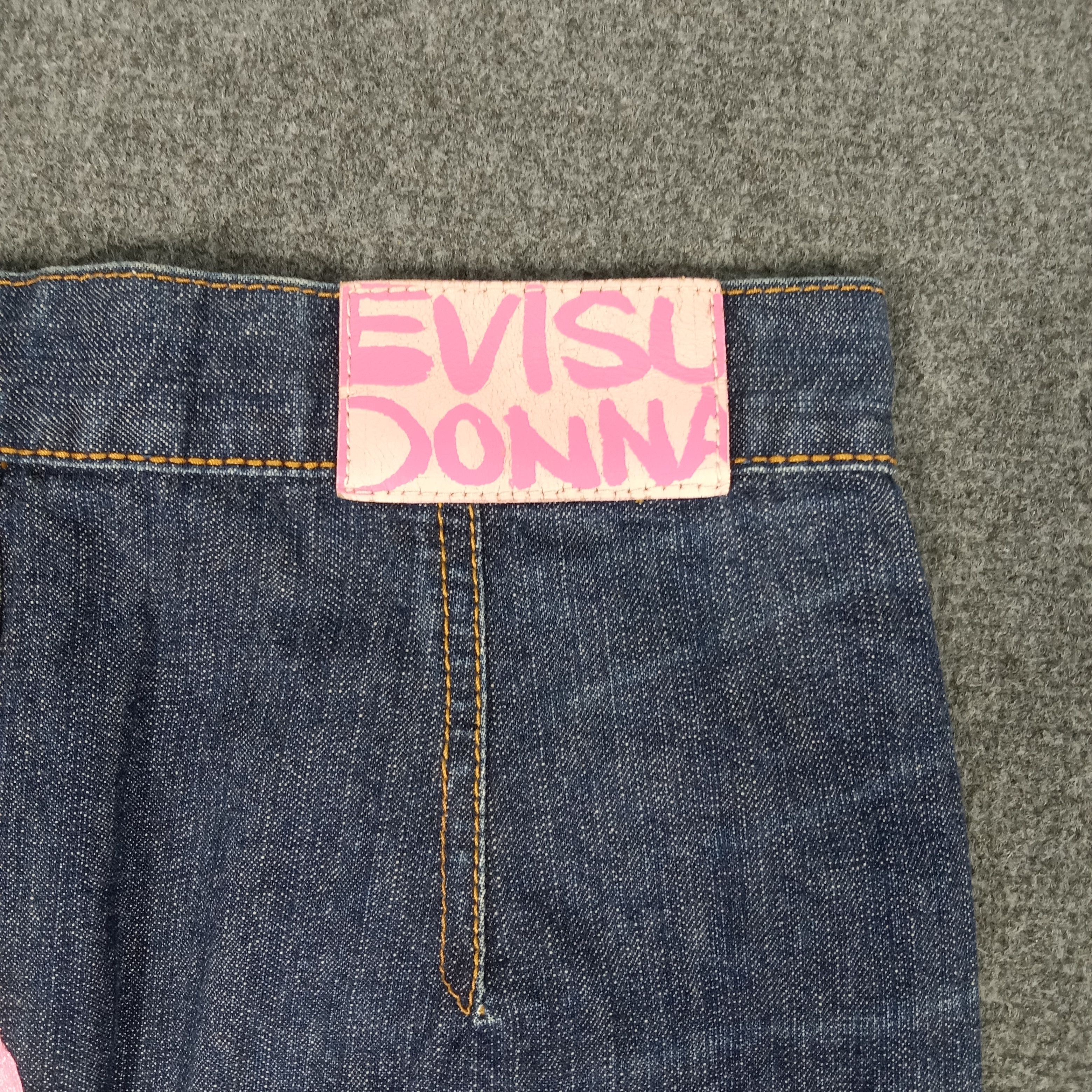 Evisu × Japanese Brand × Vintage Evisu Japanese Brand Daicock Art Denim Skirts Size 25" / US 0 / IT 36 - 3 Thumbnail