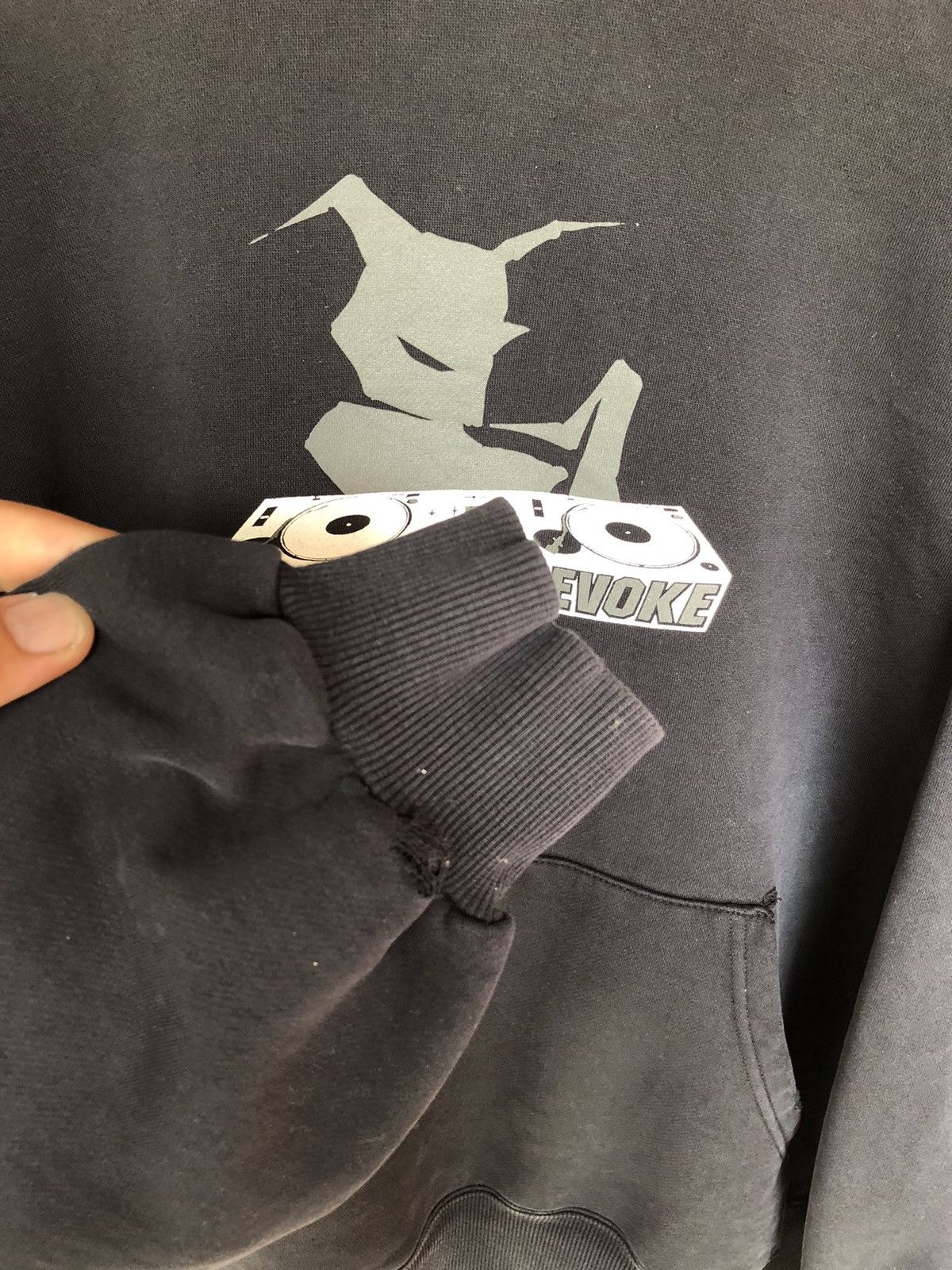 Devilock Vintage Devillock x Evoke Distressed Hoodie Size US M / EU 48-50 / 2 - 7 Thumbnail