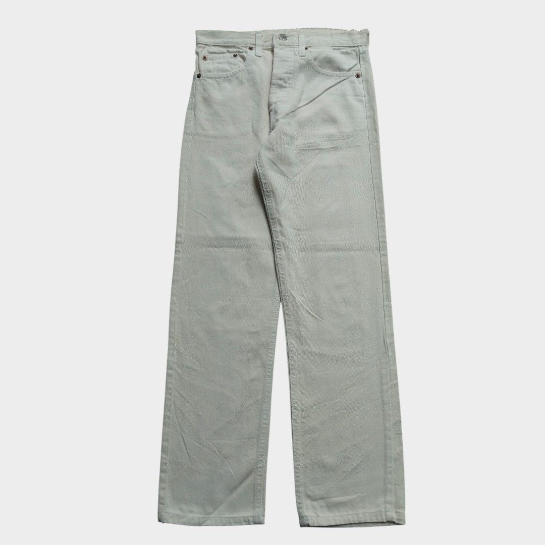 Levi's 1990's Levis 501 white jeans Size US 26 / EU 42 - 1 Thumbnail
