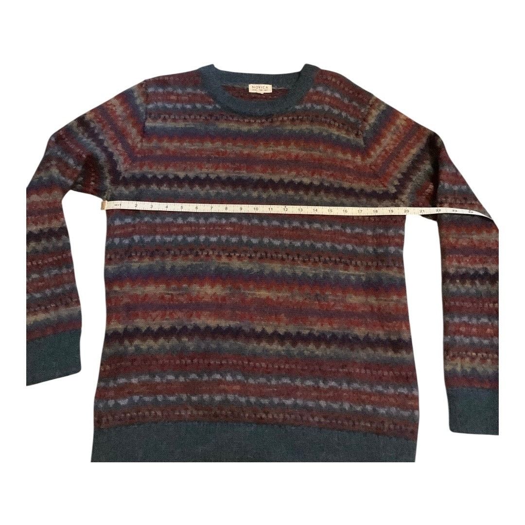 Other Novica Sweater Large 100% Alpaca Size L / US 10 / IT 46 - 4 Thumbnail