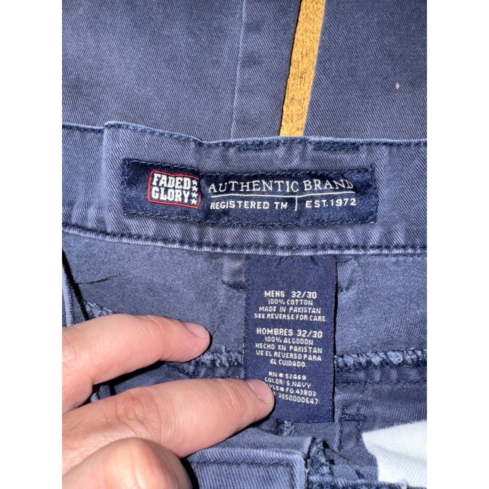 Faded Glory VINTAGE Faded Glory Cargo Pants Blue 33x31 Men Pants Regular Size 33 31 Inseam Size US 33 - 5 Thumbnail
