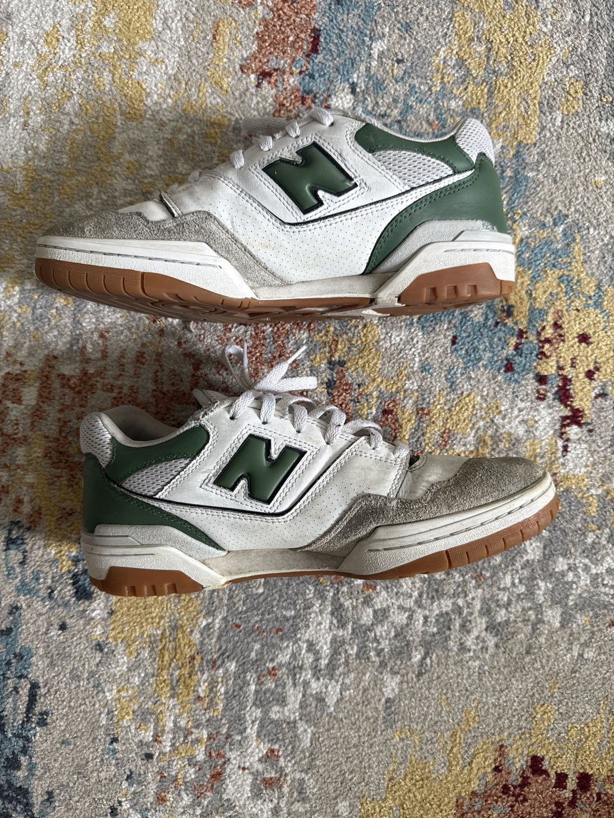 New Balance NEW BALANCE 550 WHITE / NORI Size US 11 / EU 44 - 2 Thumbnail
