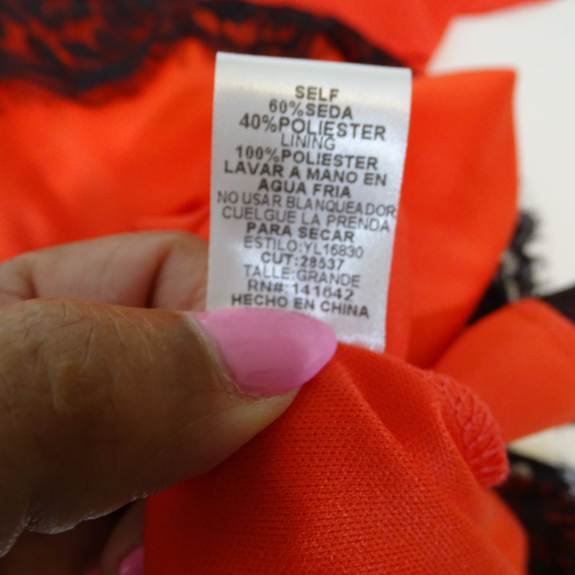 Other Ya Los Angeles Orange Flutter Sleeve Shift Dress Size L Size L / US 10 / IT 46 - 10 Thumbnail
