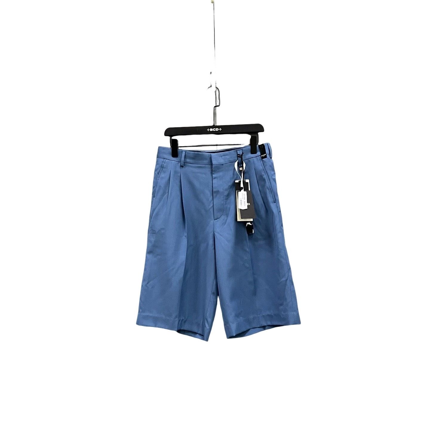 Fendi Fendi Blue Pleated Shorts Size 30 Size US 30 / EU 46 - 1 Thumbnail