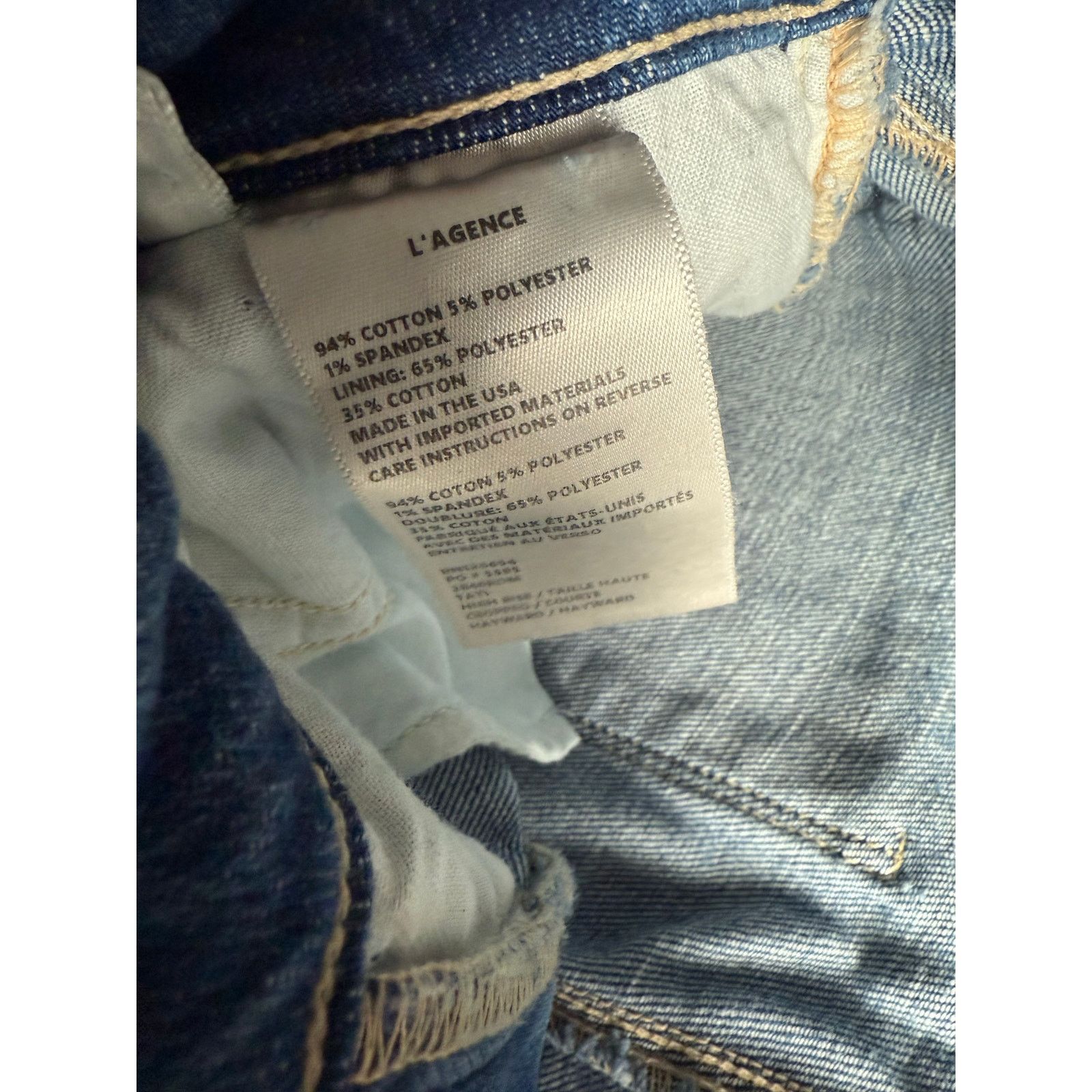 L'AGENCE $255 New L’agence Tati Jean - size 26 Size 26" / US 2 / IT 38 - 10 Thumbnail