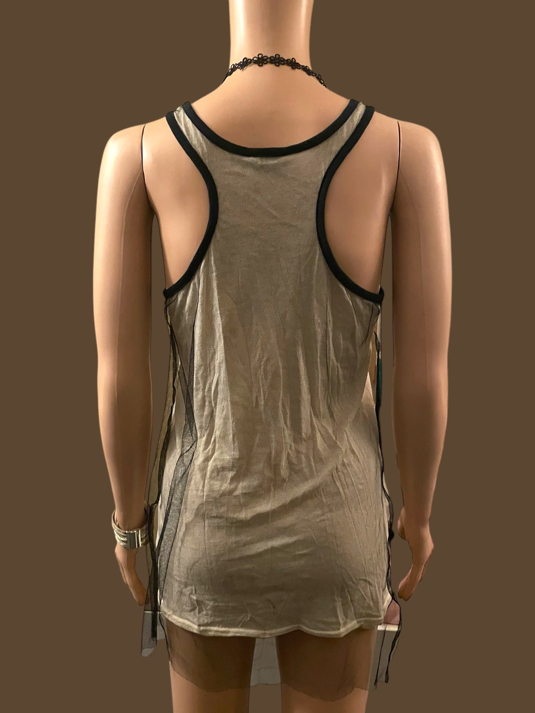 DKNY DKNY tank top racer back with mesh detail size Small Size S / US 4 / IT 40 - 4 Thumbnail
