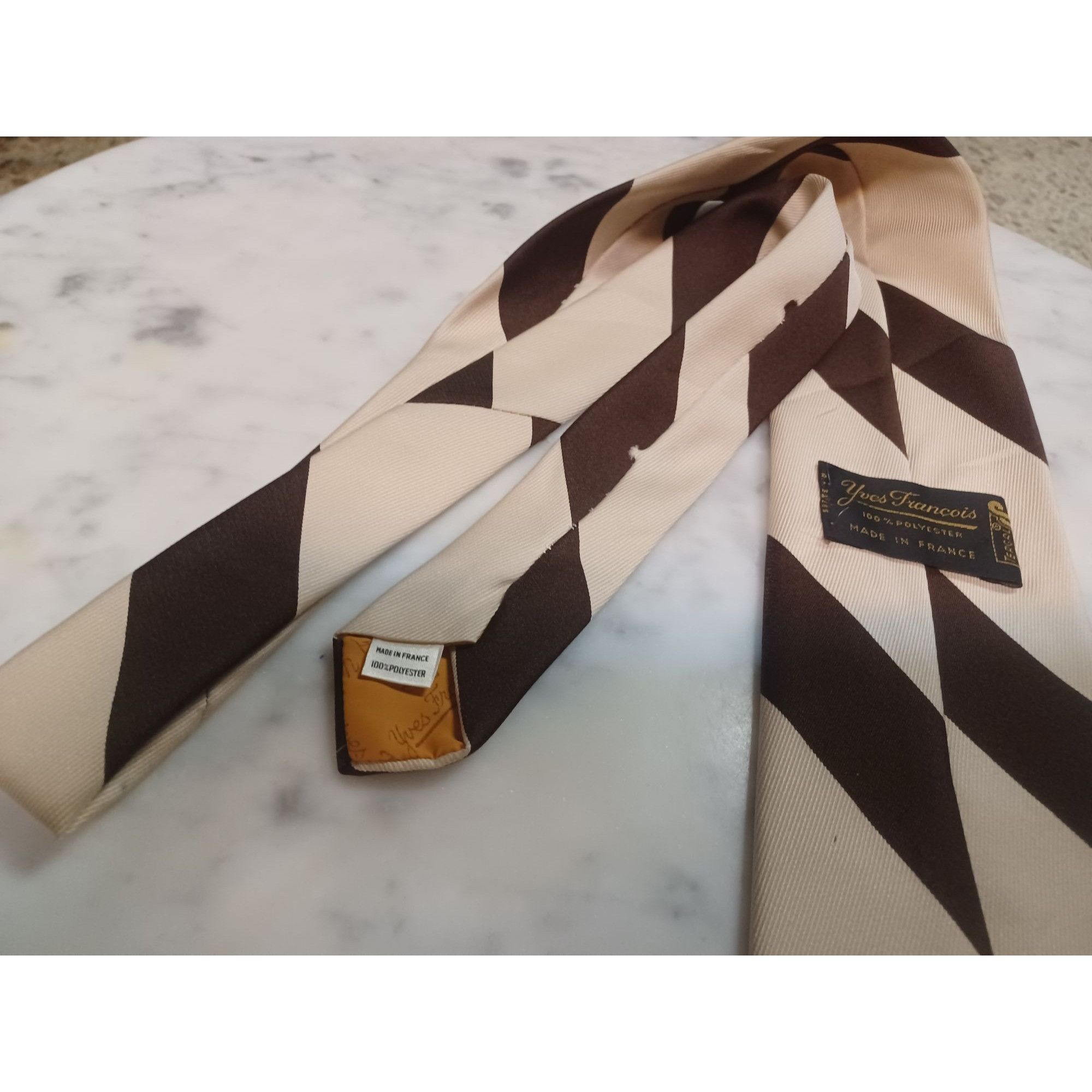Other Vintage Yves Francois Men's Tie Made in France Size ONE SIZE - 2 Thumbnail
