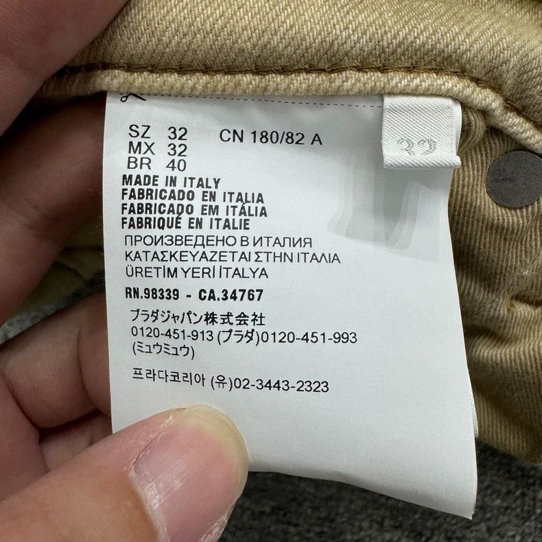 Prada Prada Distressed Straight Denim Jeans-2508 Size US 32 / EU 48 - 5 Thumbnail