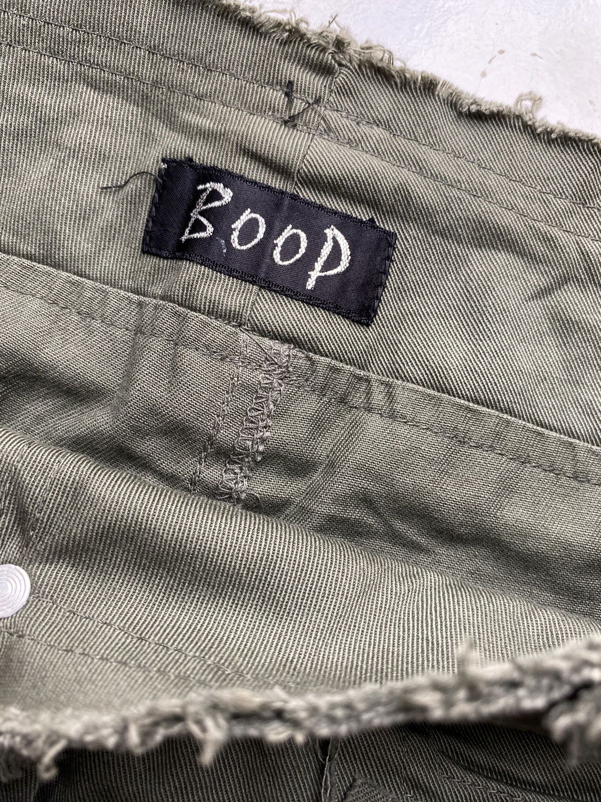 Hysteric Glamour × If Six Was Nine × Japanese Brand Goa style Boop olive green flared cargo pants Size US 28 / EU 44 - 7 Thumbnail