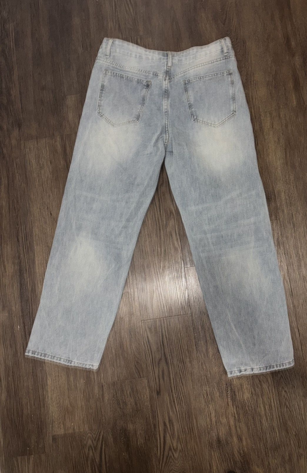 Other Light Wash Baggy Straight Leg Jeans Size US 32 / EU 48 - 4 Thumbnail