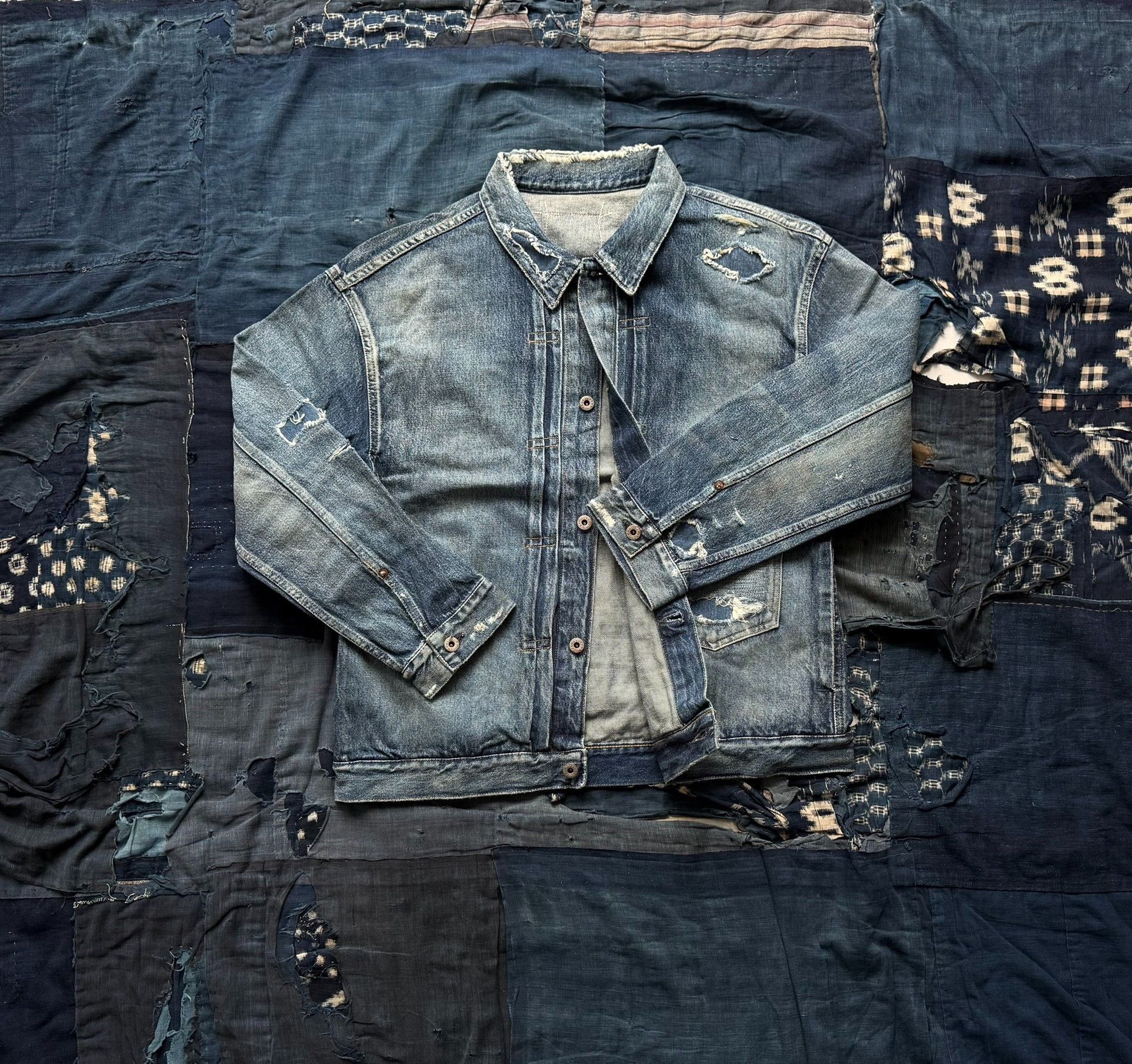 Madness MADNESS 24AW AGING TYPE-I DENIM JACKET Size US L / EU 52-54 / 3 - 2 Thumbnail