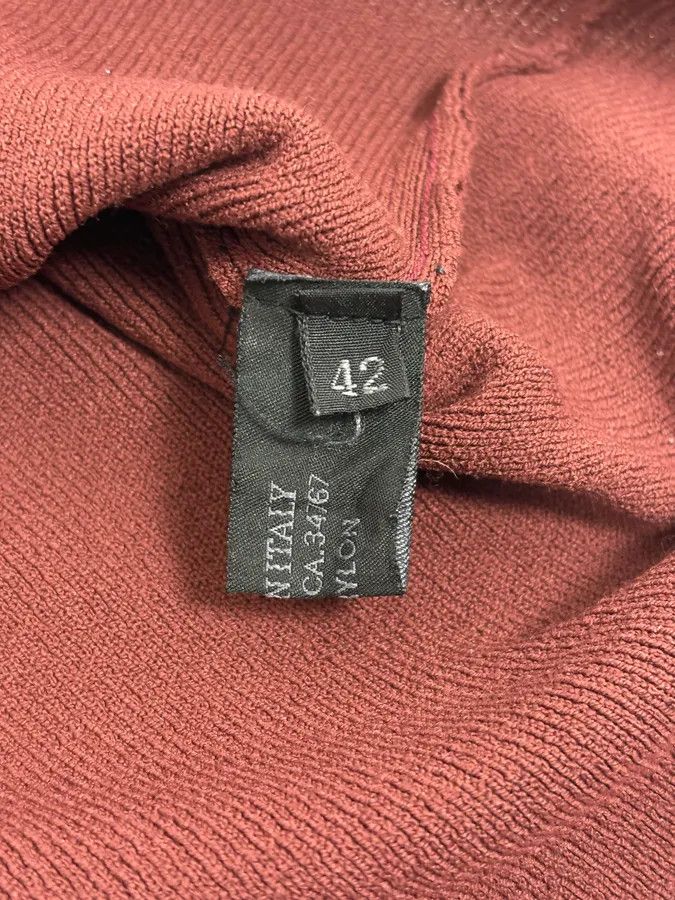 Prada 2000s Prada Burgundy Zip-Up Hoodie Size S / US 4 / IT 40 - 10 Thumbnail