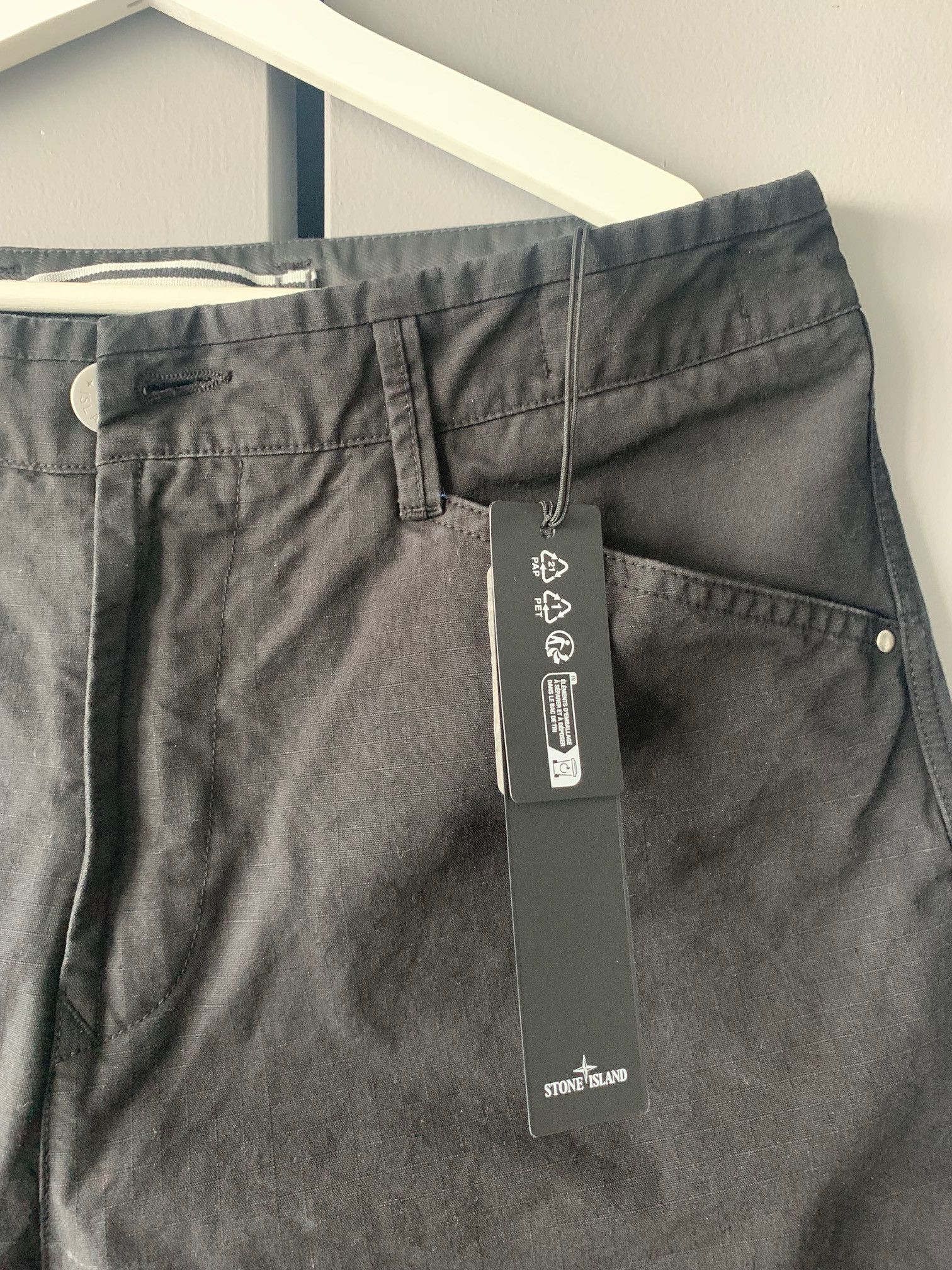 Stone Island Stone Island Garment Dyed Black Type RE Pants 2025 Size US 30 / EU 46 - 7 Thumbnail