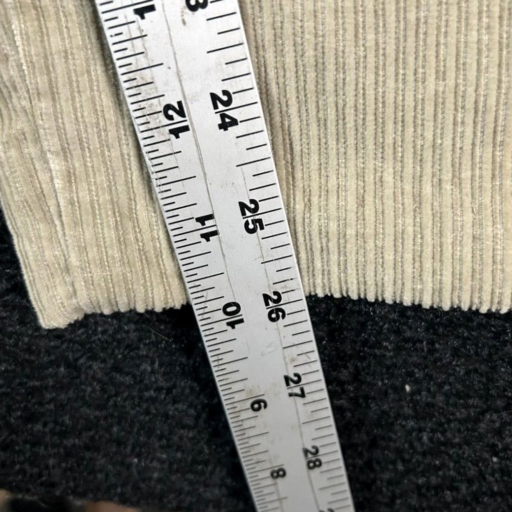 Vintage VINTAGE Woolrich Womens Pants Corduroy Beige High Rise Straight Leg 14 Khakis Jeans Style Populated by Pockets Size 36" / US 14 / IT 50 - 5 Thumbnail