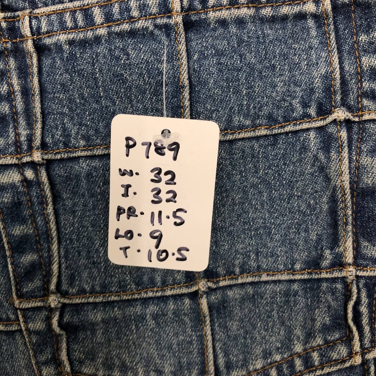 Ralph Lauren P789 VTG RALPH LAUREN FLARED PATCHWORK JEANS Size 28" / US 6 / IT 42 - 11 Thumbnail
