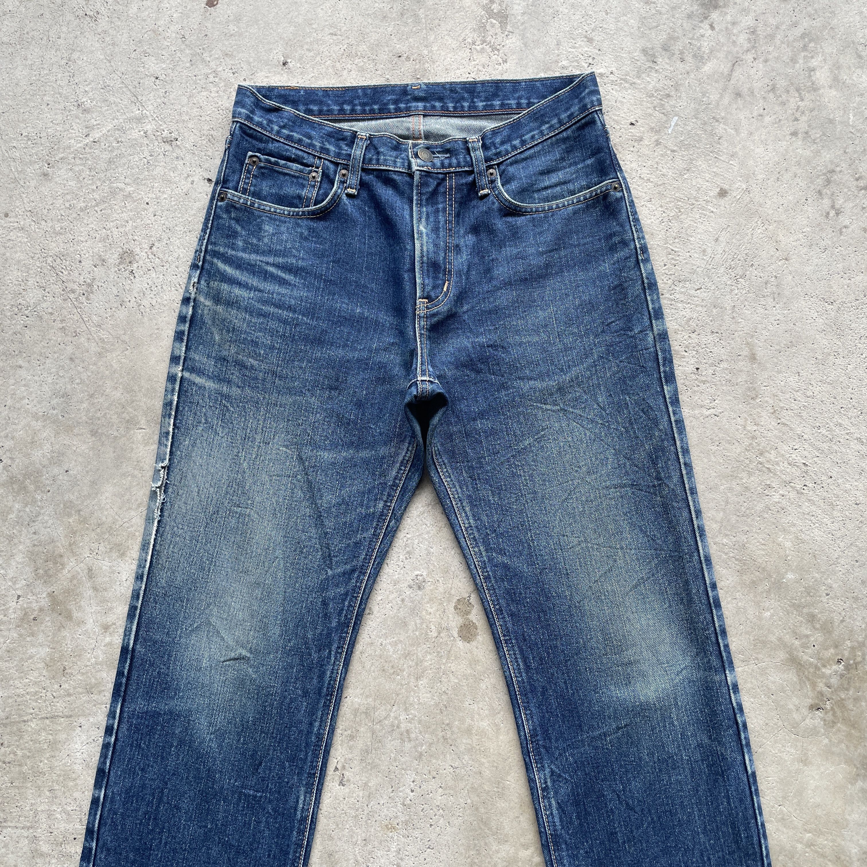 Edwin VINTAGE EDWIN DENIM MADE IN JAPAN FADED JEANS PANTS W30x30.5 Size US 30 / EU 46 - 3 Thumbnail