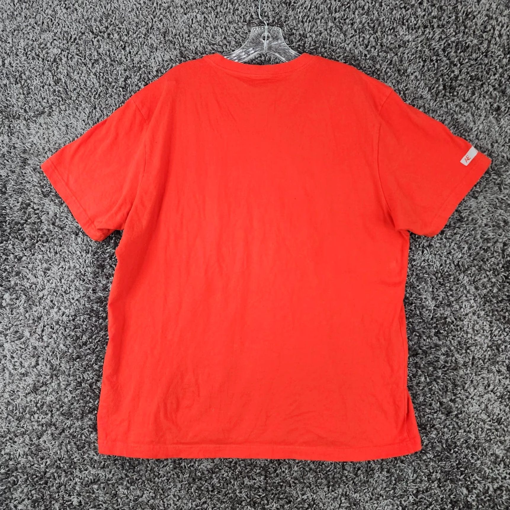 American Eagle Outfitters American Eagle Mens Red Orange Short Sleeve Super Soft T-Shirt XL Size Size US XL / EU 56 / 4 - 6 Thumbnail