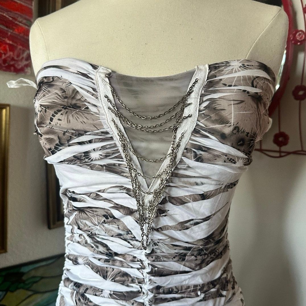 Other wet seal chain detail strapless mini bodycon dress Size M / US 6-8 / IT 42-44 - 2 Thumbnail