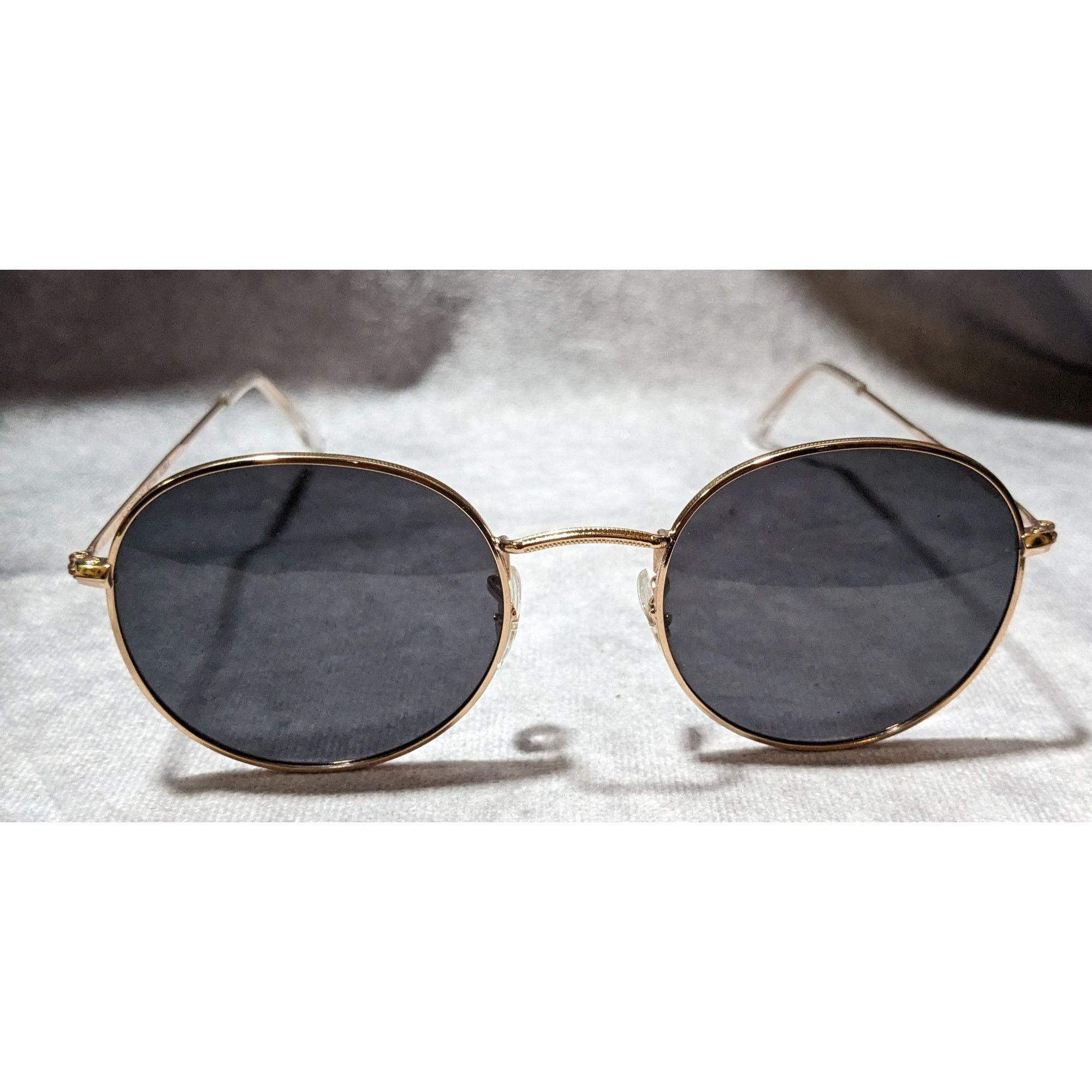 Other Wearme Pro Black And Gold Round Sunglasses Size ONE SIZE - 1 Thumbnail