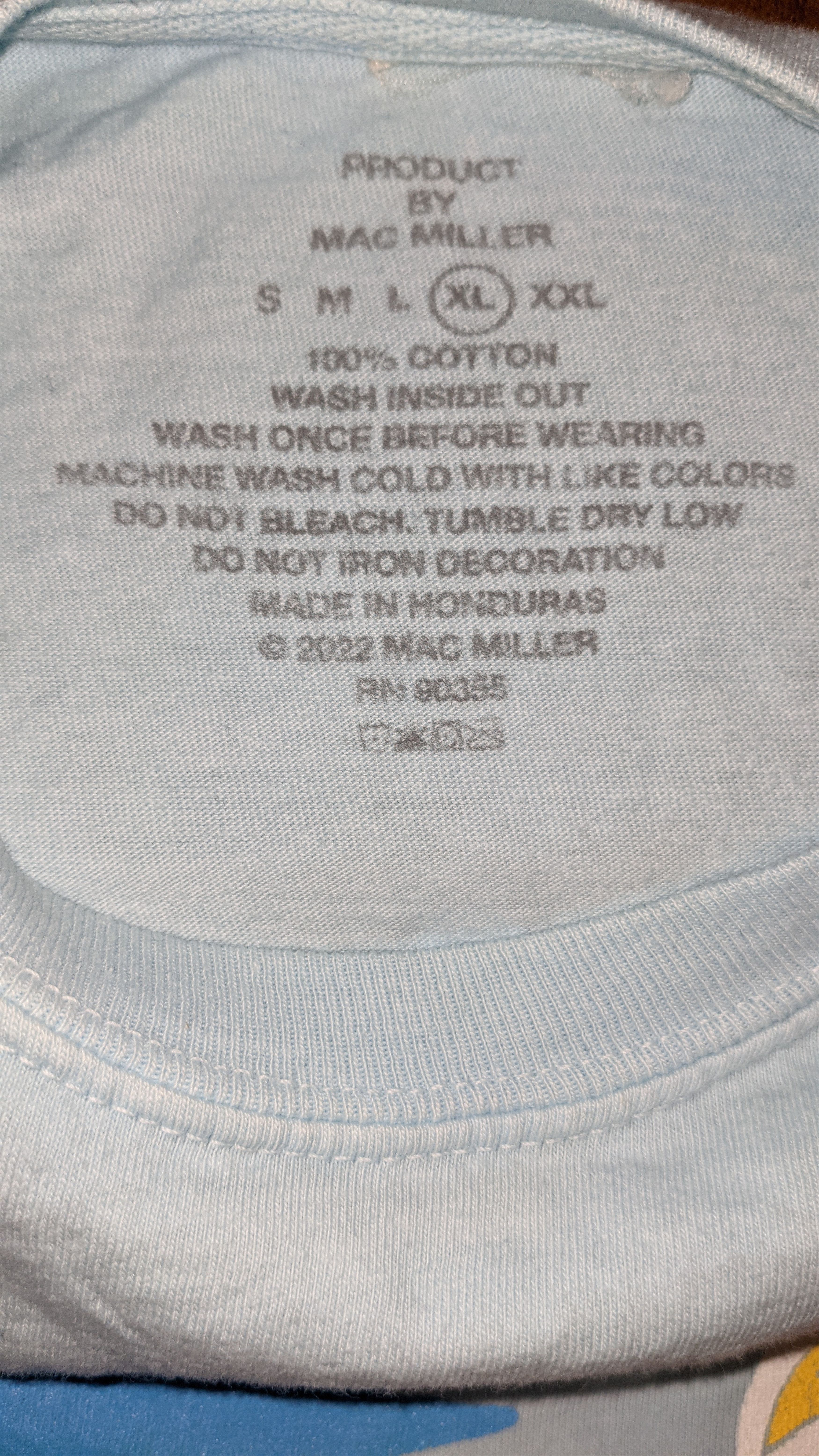 Mac Miller Mac Miller Faces Blue Long-Sleeve Shirt Size US XL / EU 56 / 4 - 3 Thumbnail